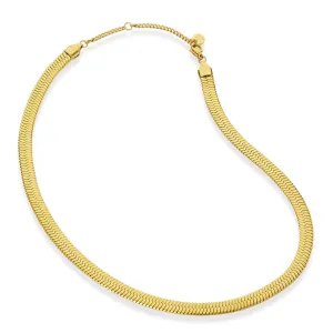 18K Gold Herringbone 6.5Mm Wide