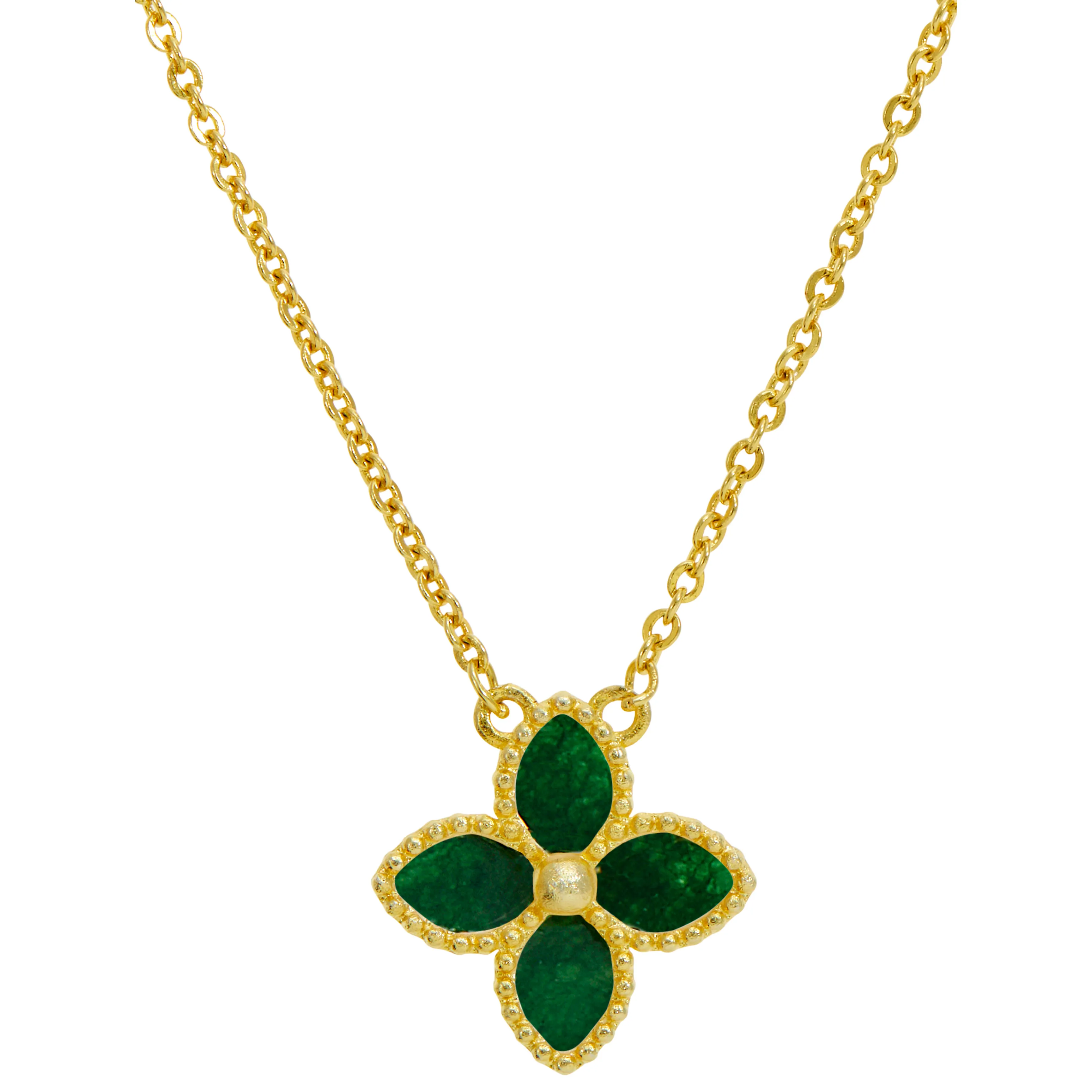 18K Gold Vermeil Mop Necklace