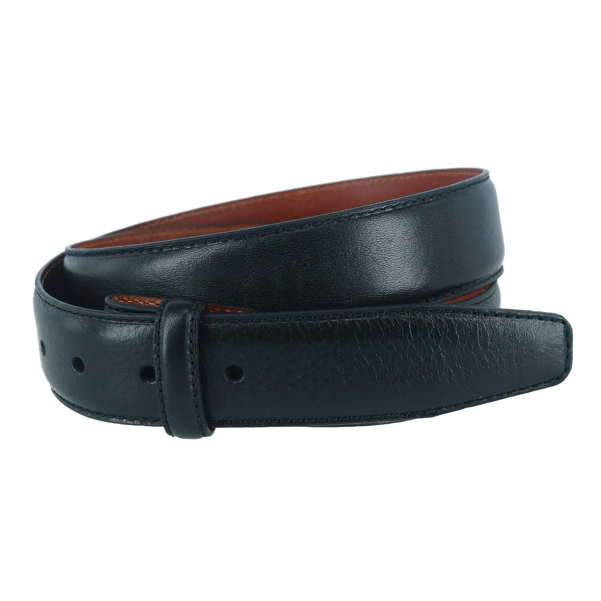 35mm Pebble Grain Leather Harness Belt Strap
