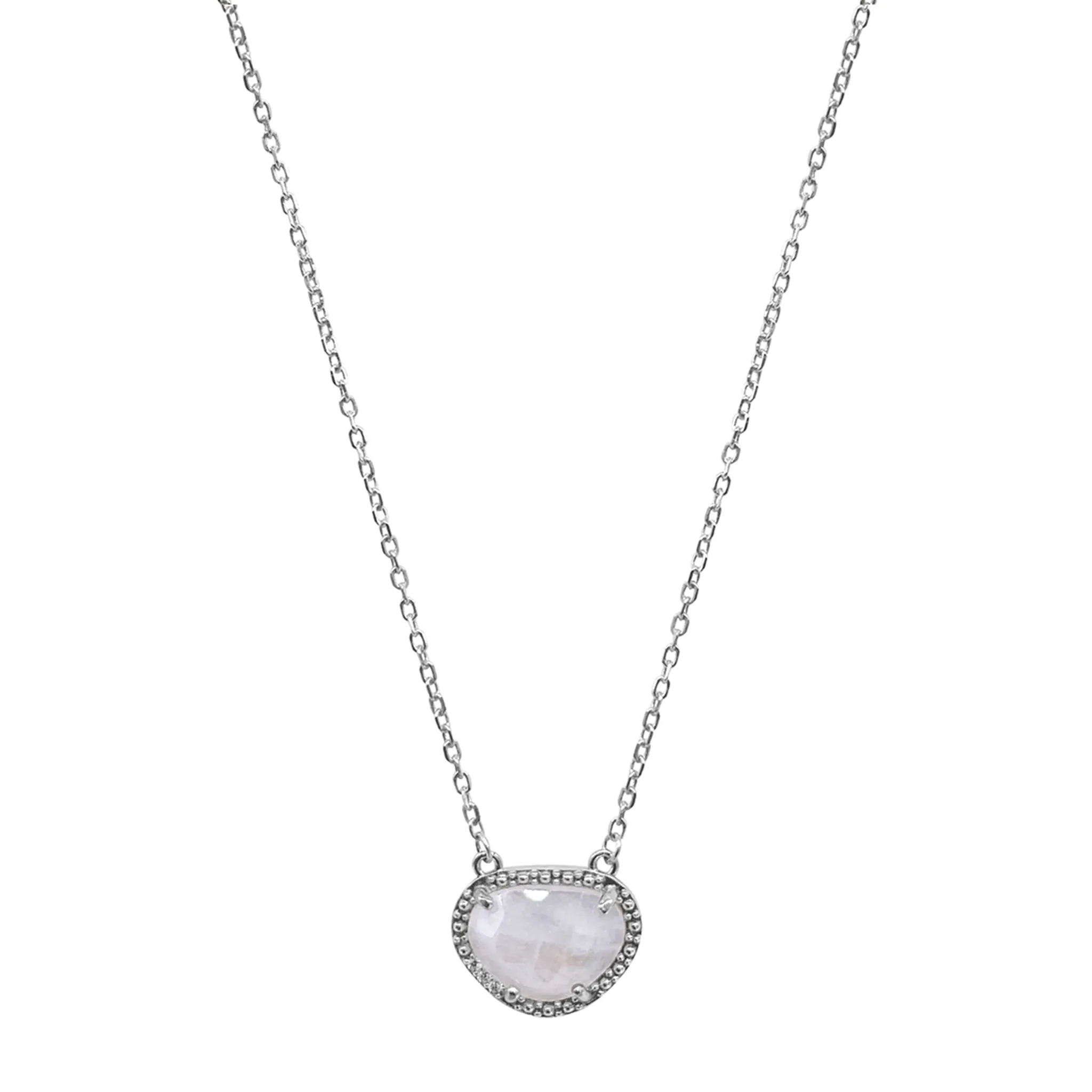 Adornia Birthstone Necklace .925 Sterling Silver