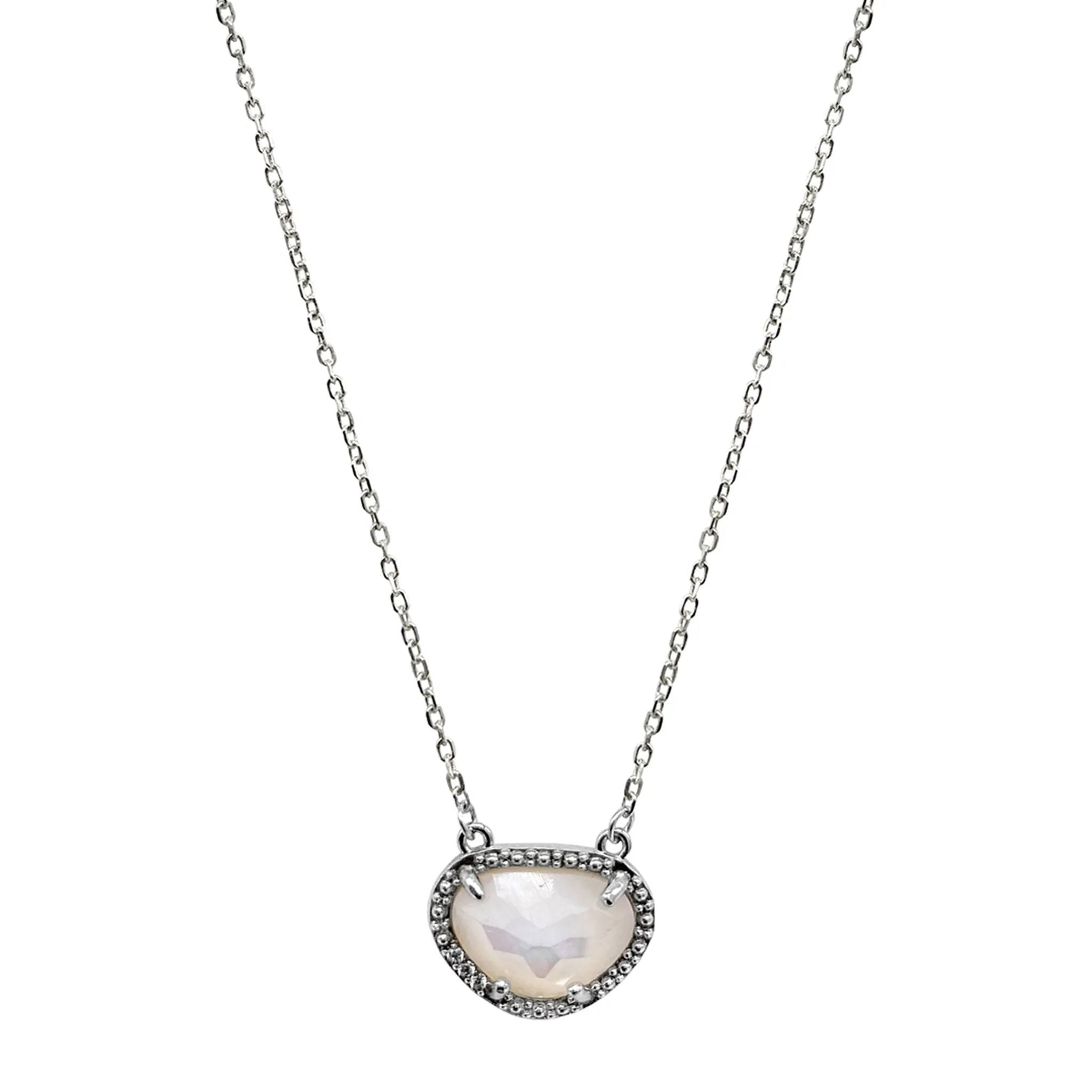 Adornia Birthstone Necklace .925 Sterling Silver