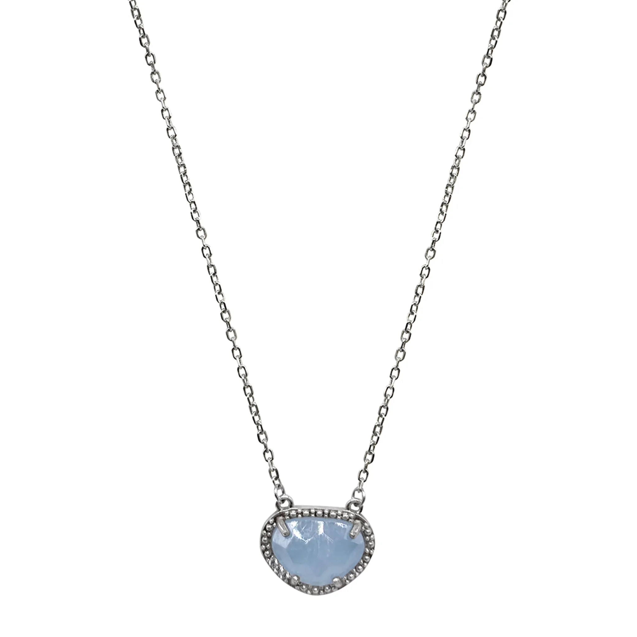 Adornia Birthstone Necklace .925 Sterling Silver