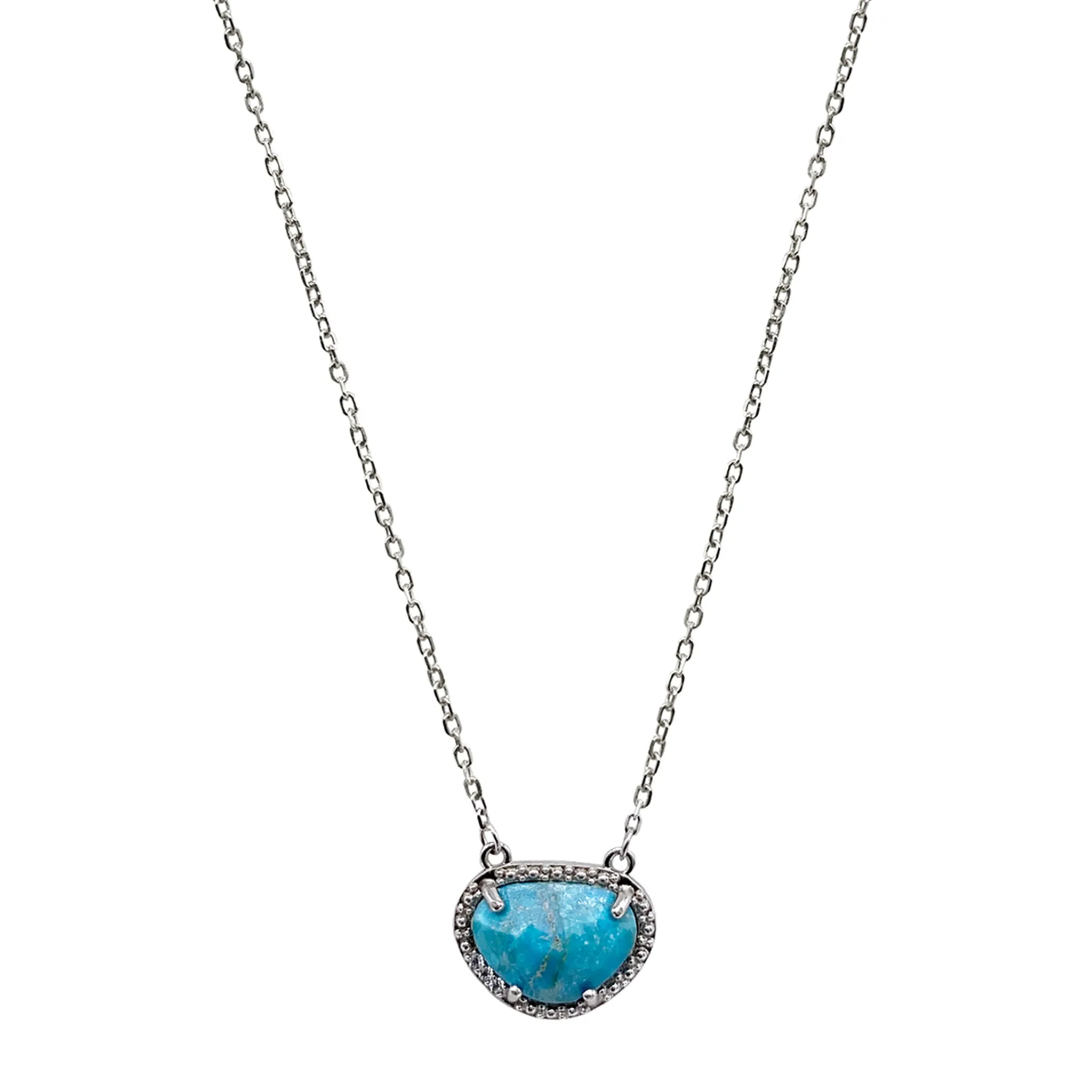 Adornia Birthstone Necklace .925 Sterling Silver