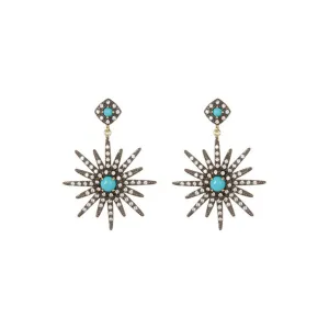 Adornia Starburst Earrings silver