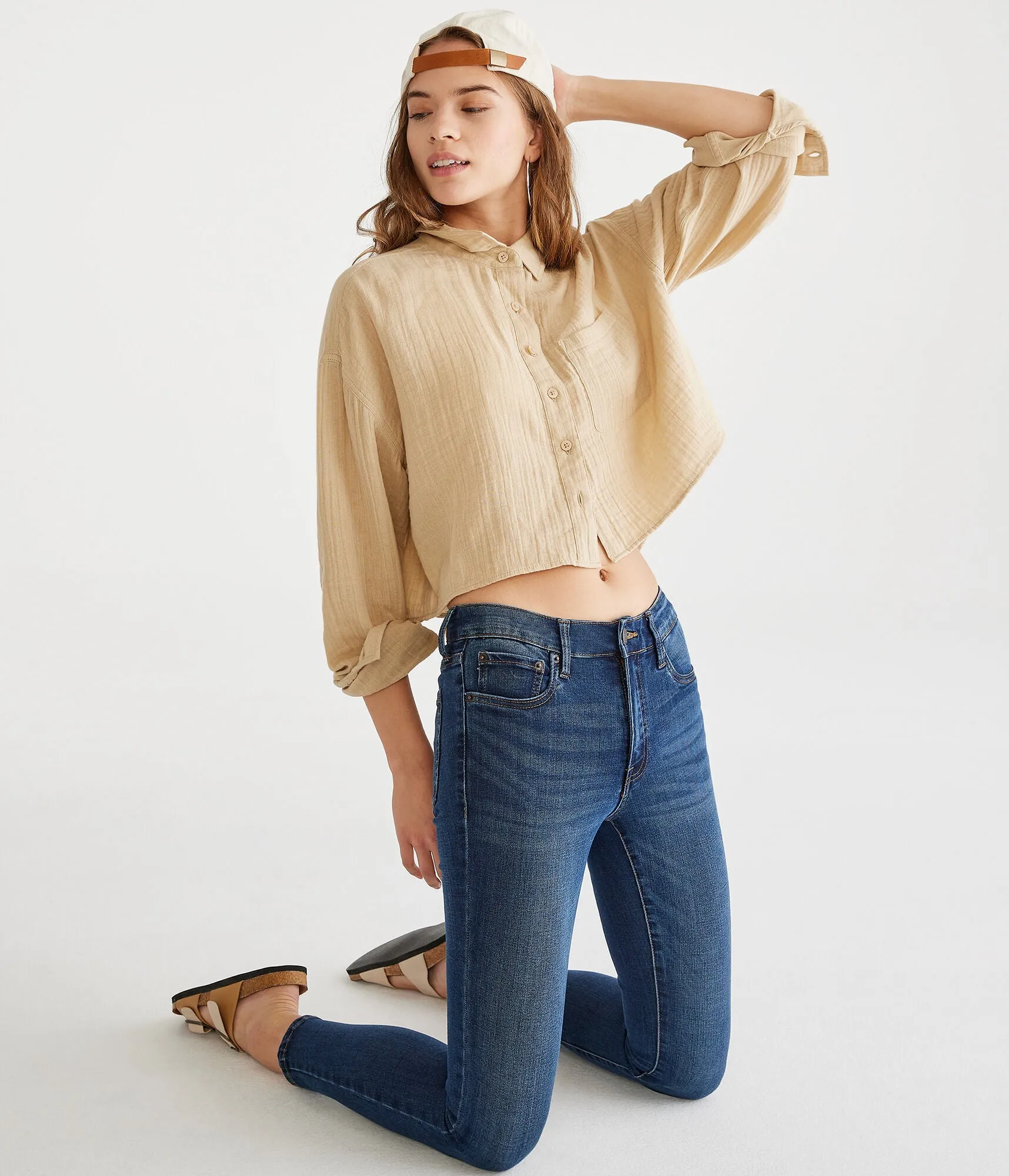 Aeropostale Womens Premium Seriously Stretchy High-Rise Jegging