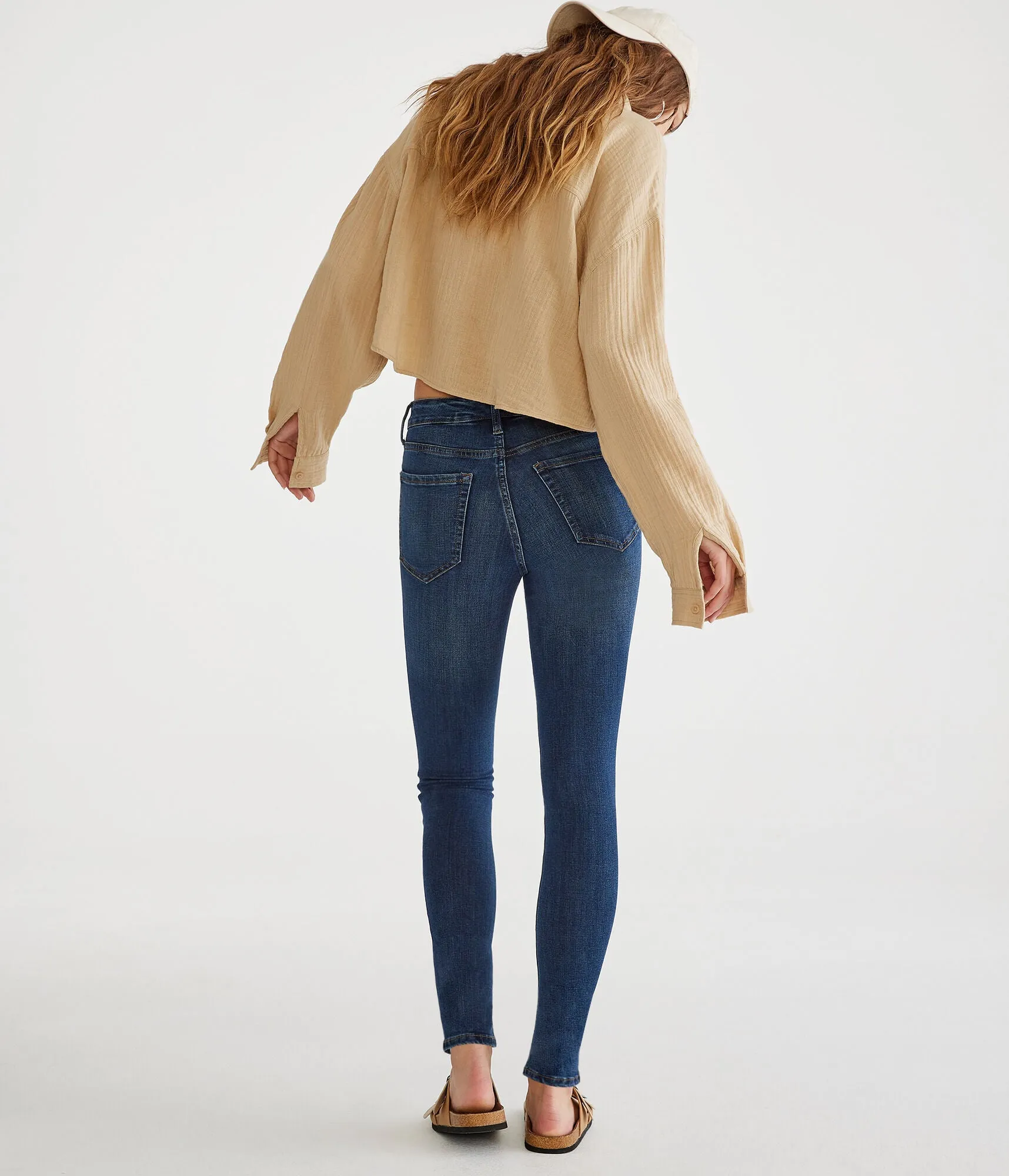 Aeropostale Womens Premium Seriously Stretchy High-Rise Jegging