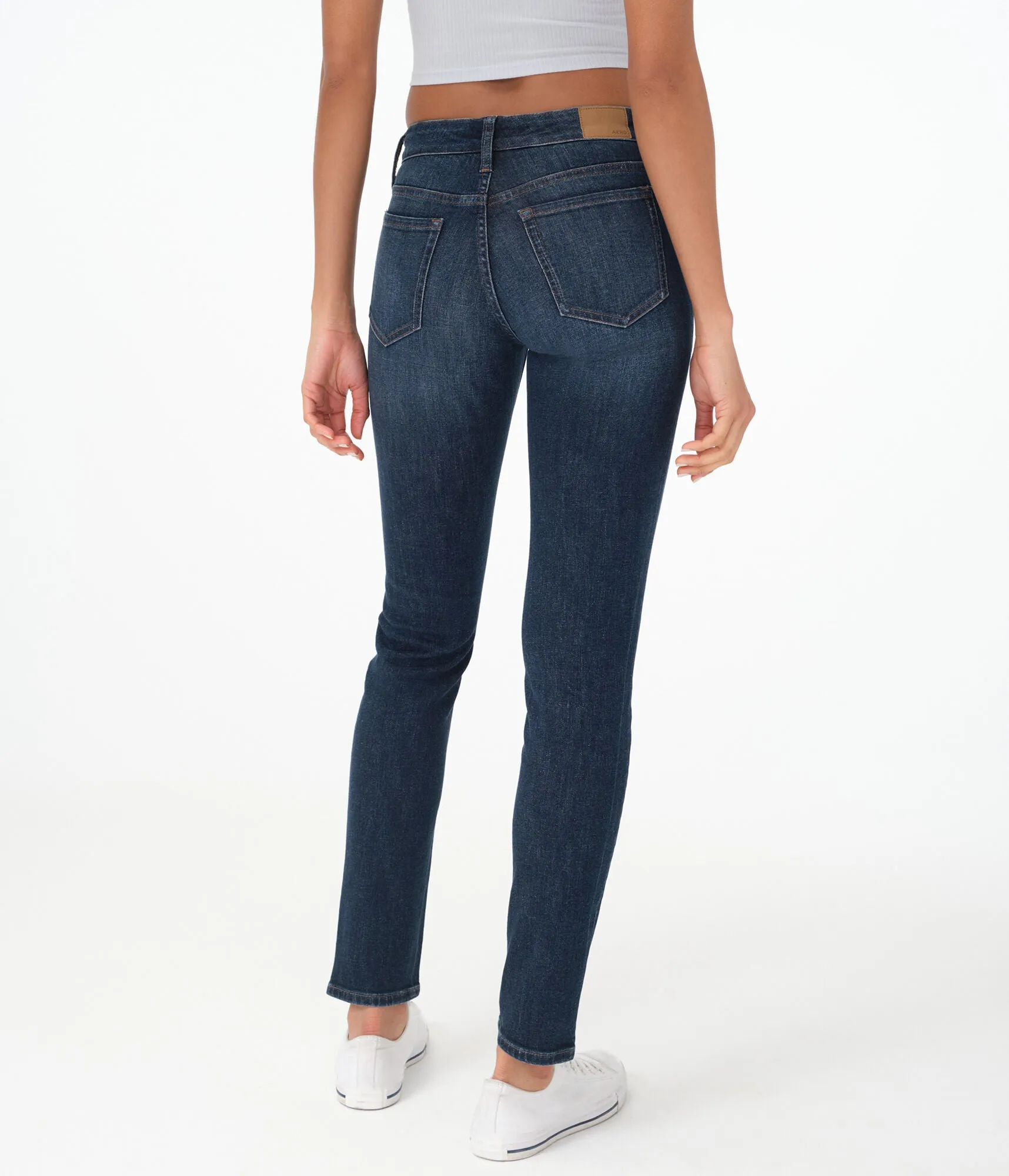 Aeropostale Women's Premium Seriously Stretchy Mid-Rise Skinny Jean***