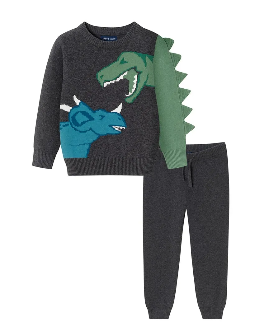 Andy & Evan Dino Sweater Set