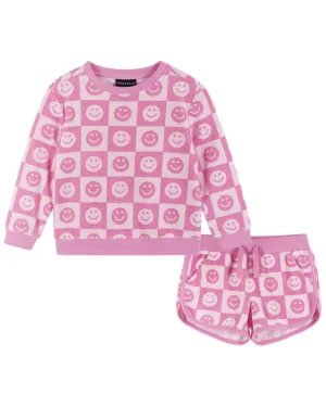 Andy & Evan Terry Sweatshirt & Short Set