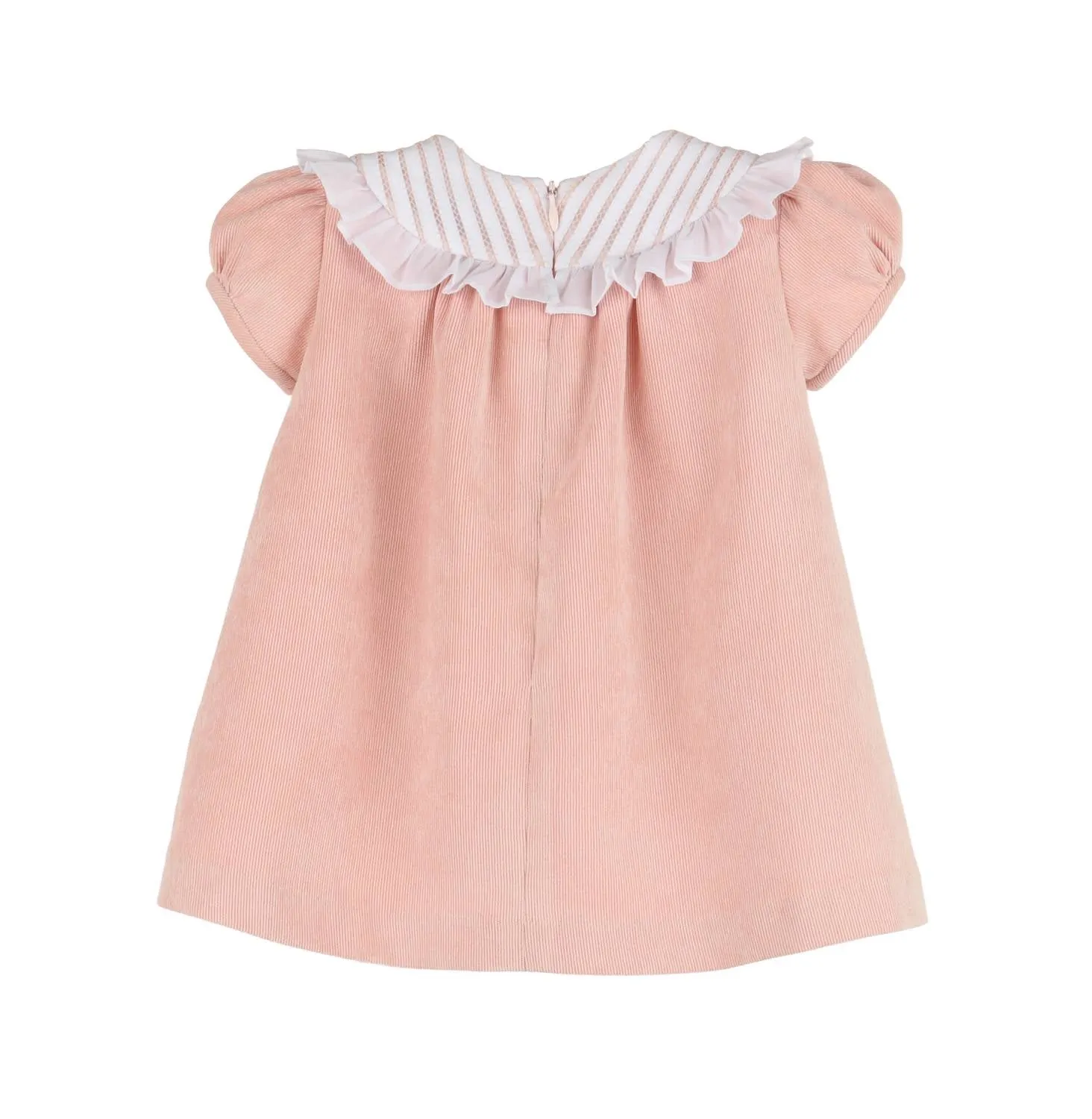 Baby Girl's Floral Randall Bib Dress In Light Pink