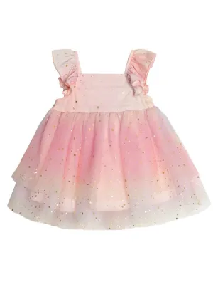 Baby Girl's Rainbow Delight Dress In Pink