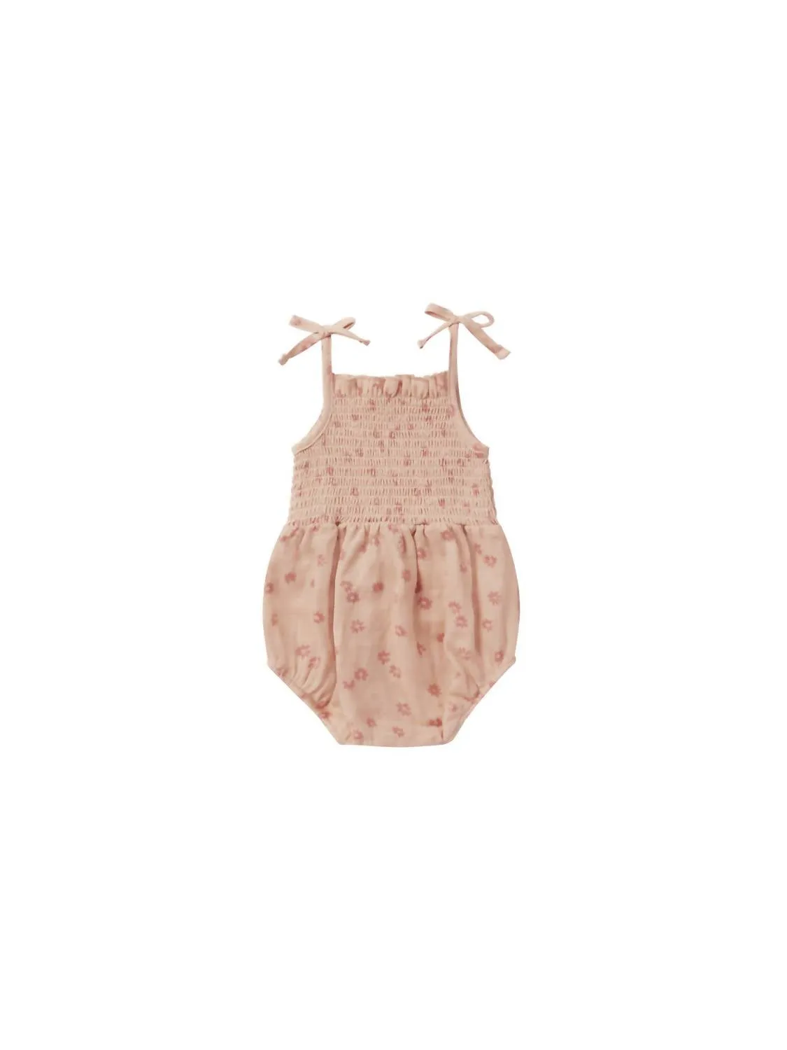 Baby's Kaia Romper In Pink Daisy