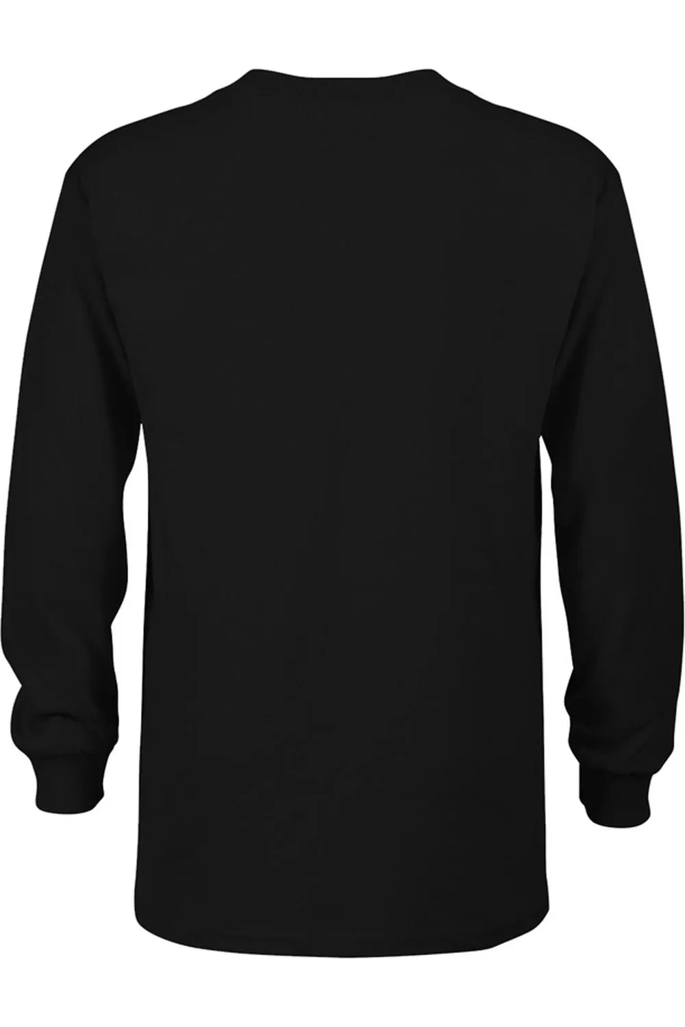 Batman Flame Outlined Logo Youth Long Sleeve Tee / T-Shirt