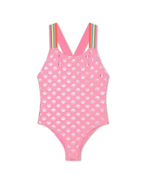 Billieblush Heart Print Swimsuit
