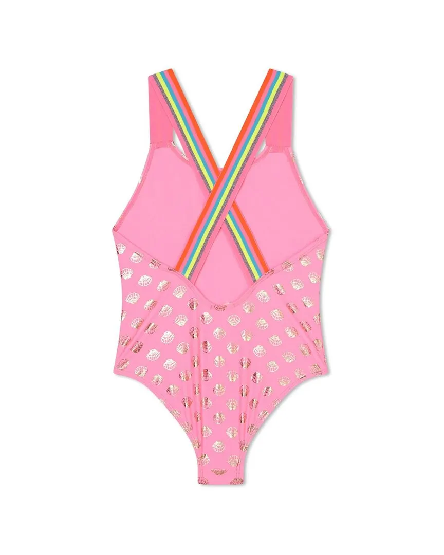 Billieblush Heart Print Swimsuit