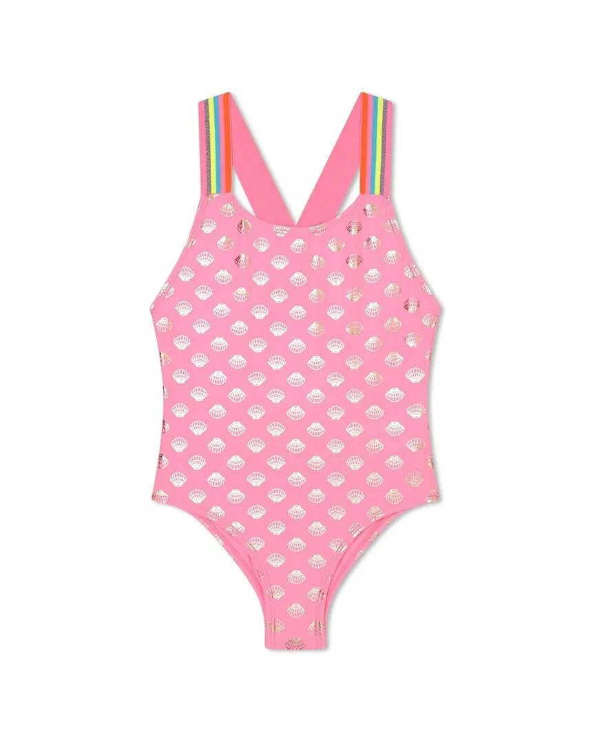 Billieblush Heart Print Swimsuit