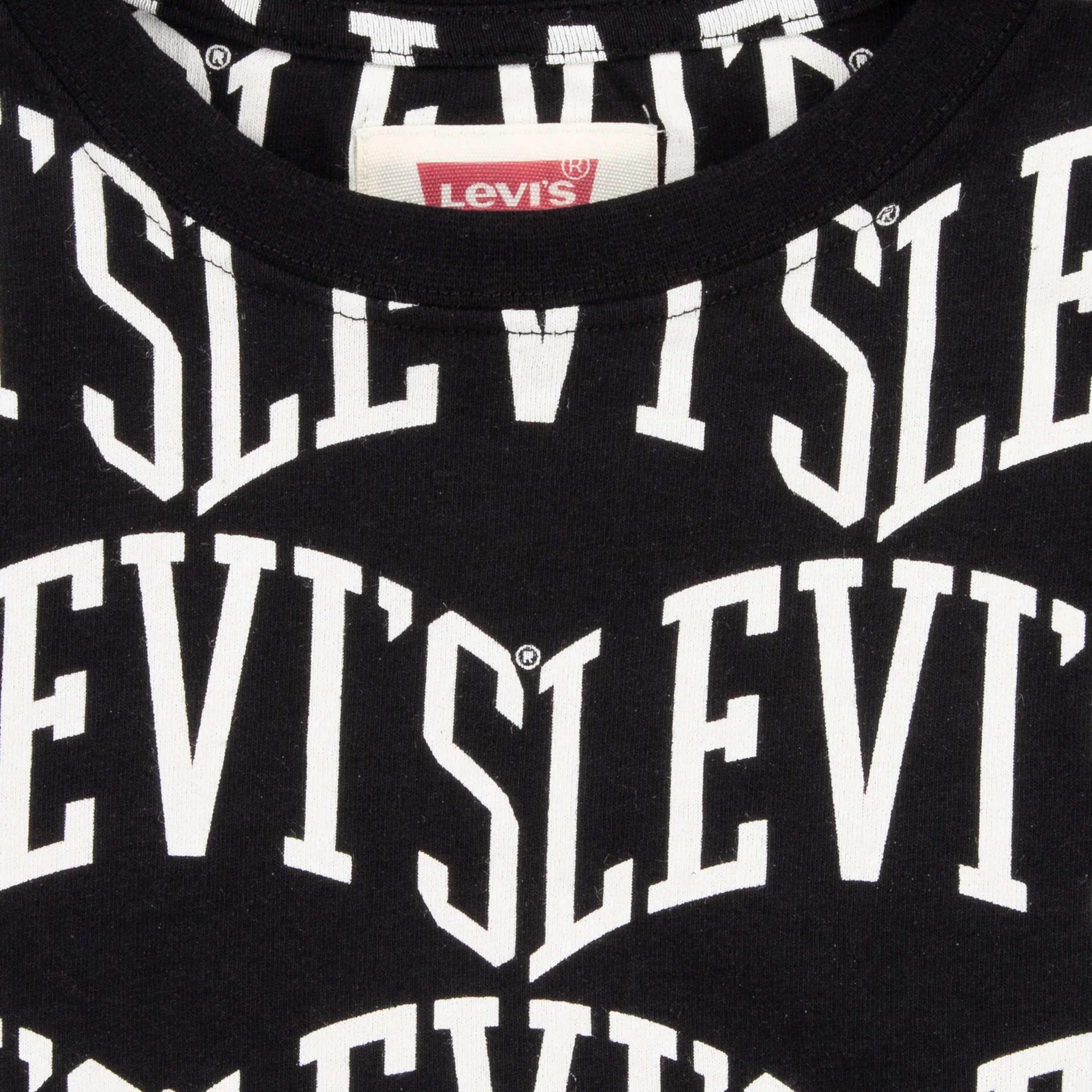 Black Allover Logo T-Shirt