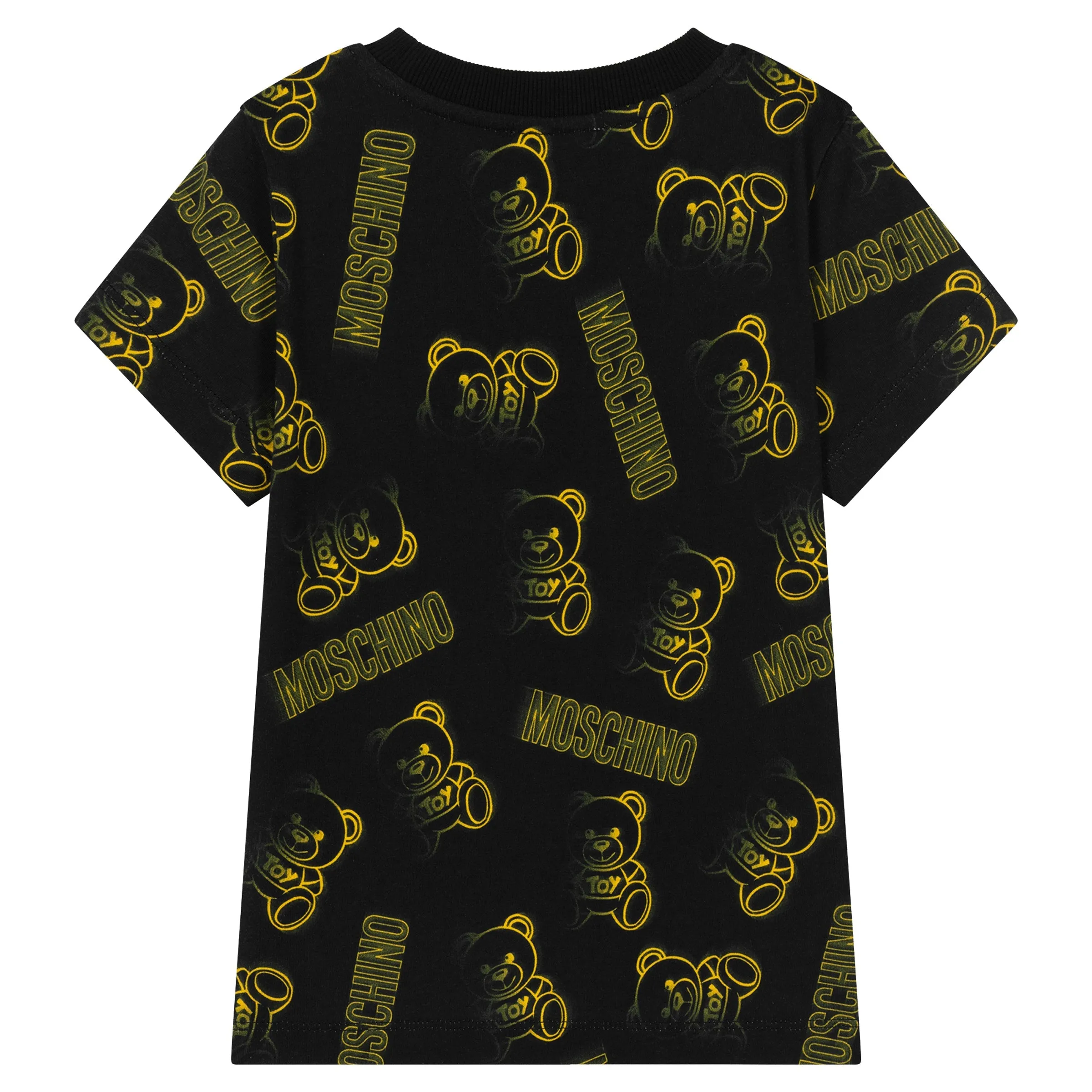 Black Teddy Bear Logo T-Shirt