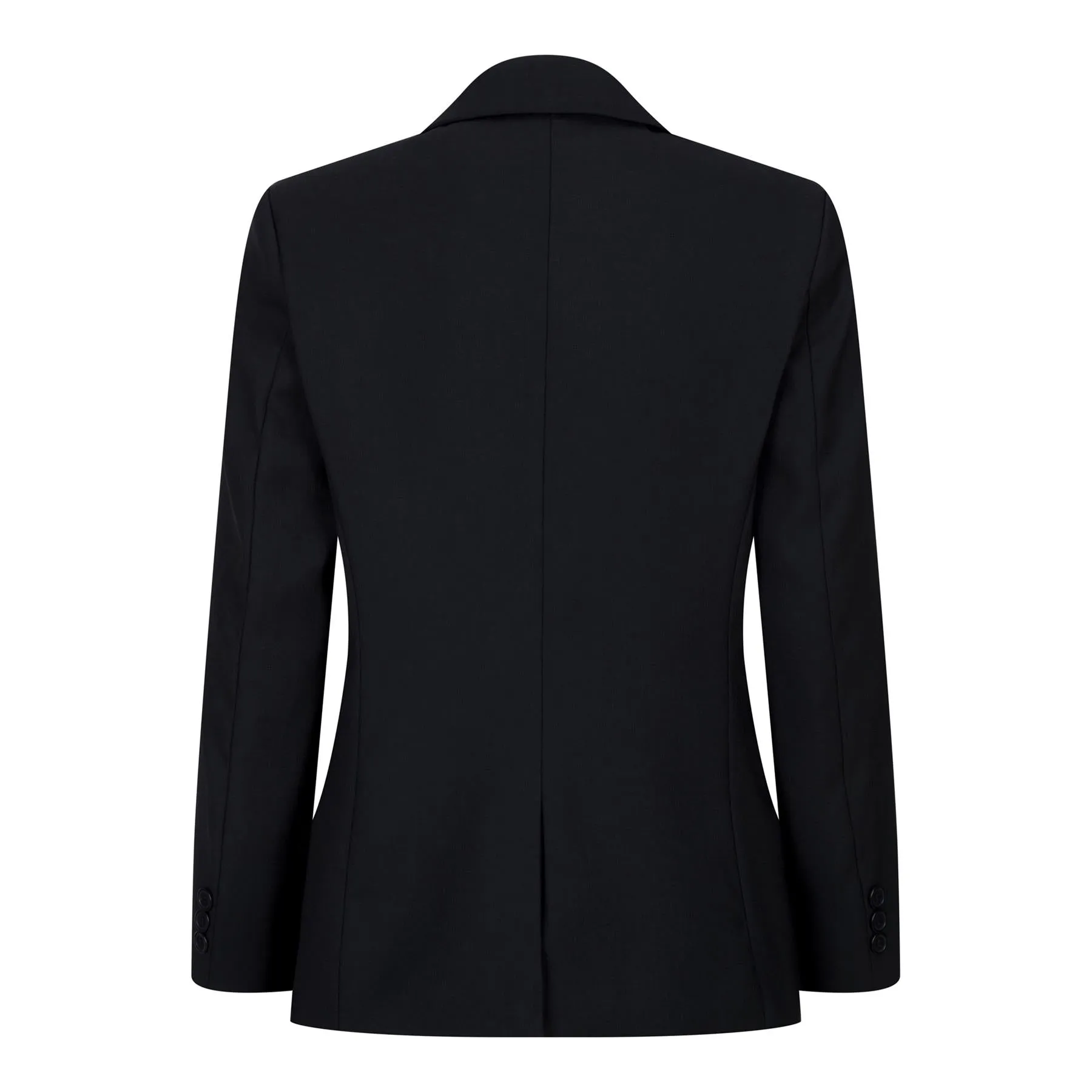 Boys 3 Piece Plain Black Classic Retro Suit