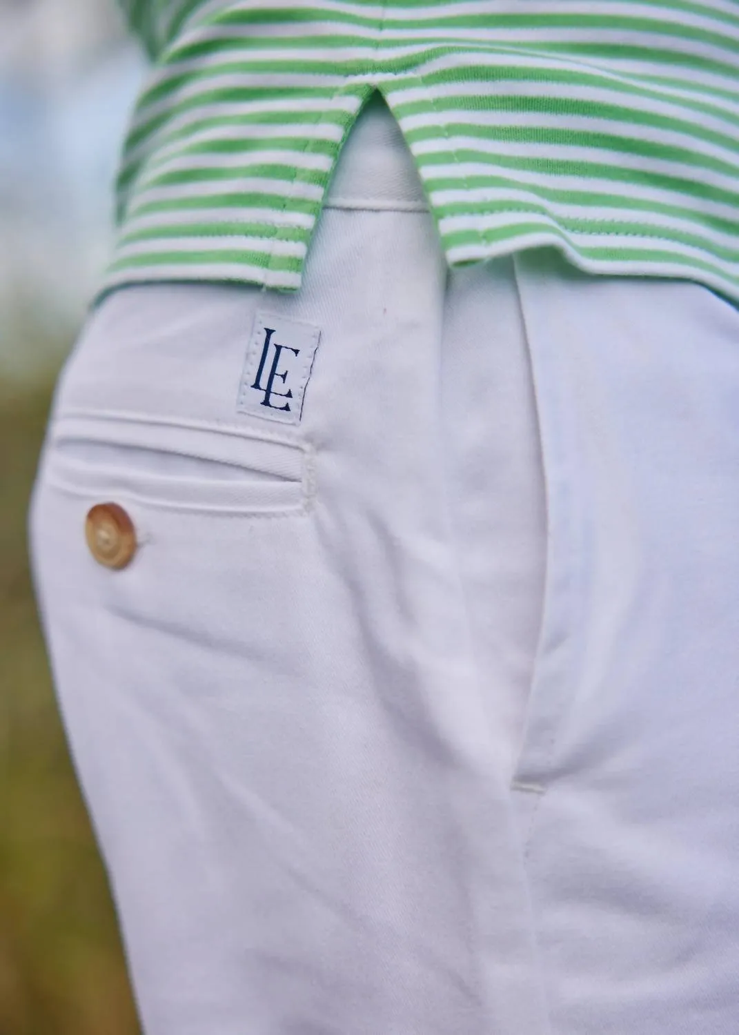 Boys Classic Short In White Twill