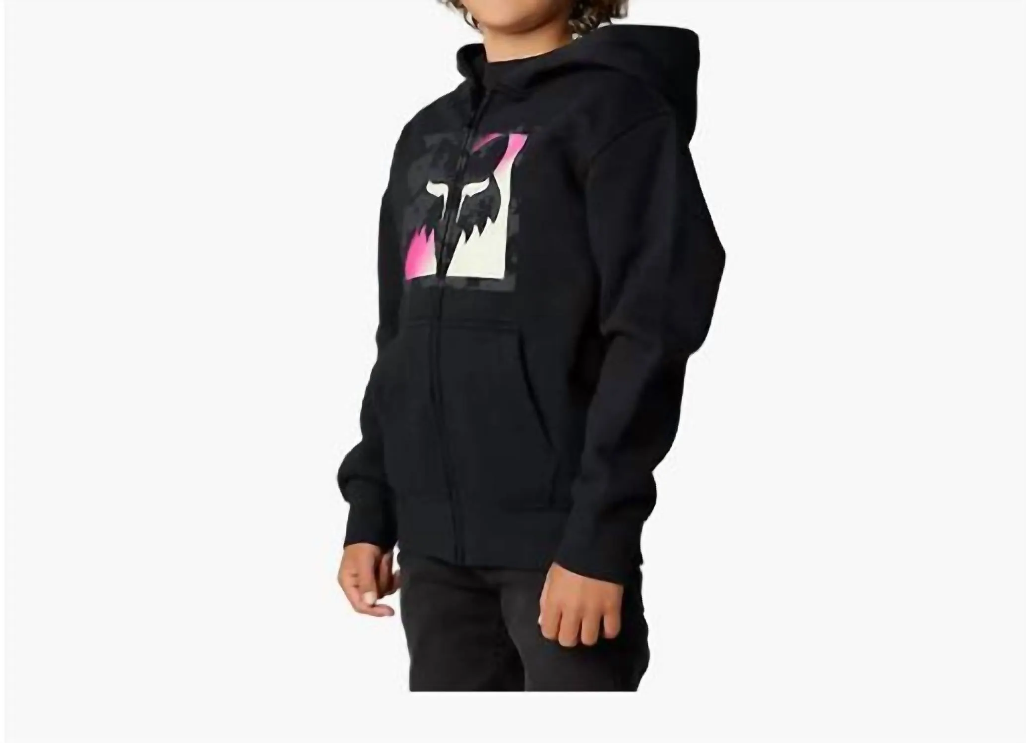 Boy's Detonate Zip Hoodie In Black