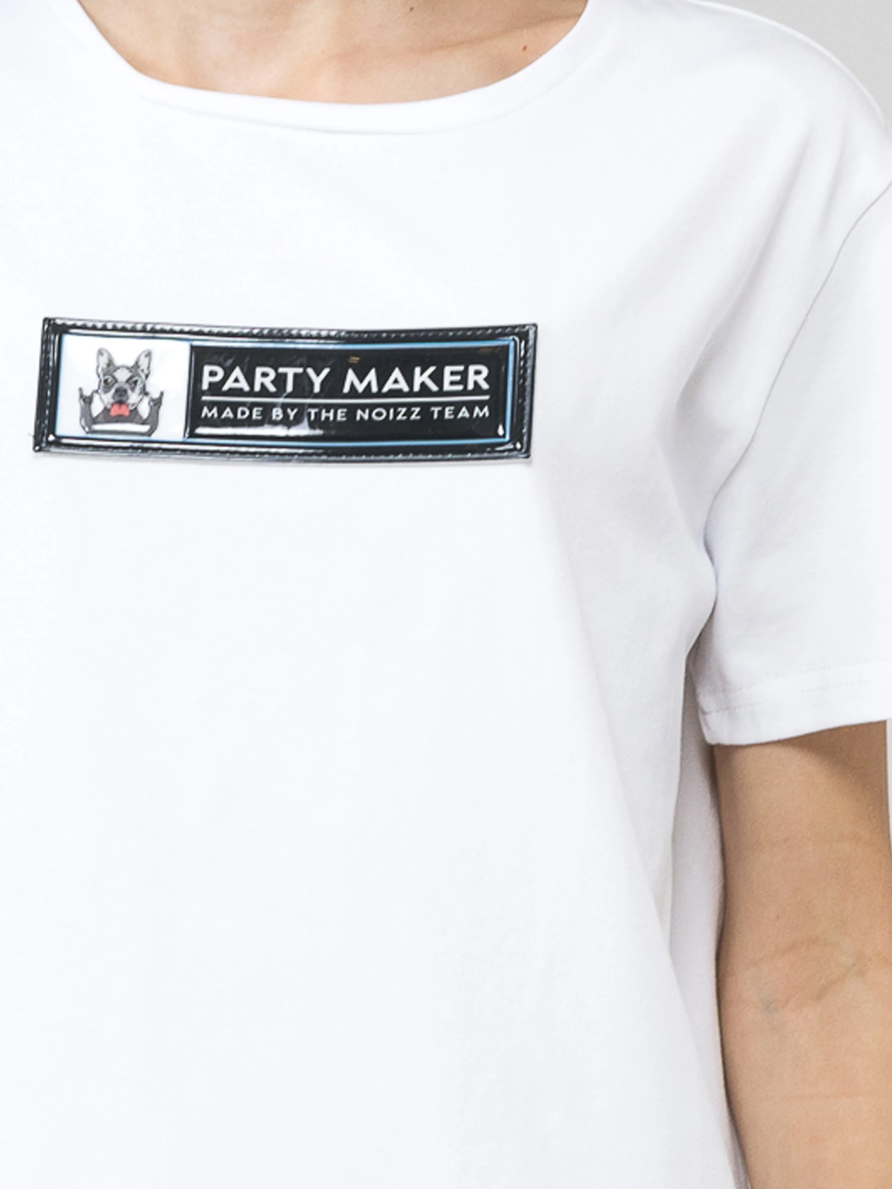 Boys Fashion White Basic T-Shirt