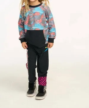 Boys Lightning Mcqueen Jogger In Black