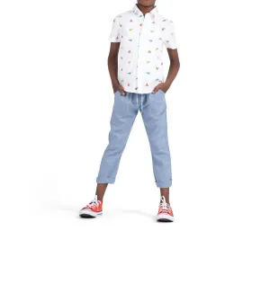 Boy's Party Shirt In Paper Planes