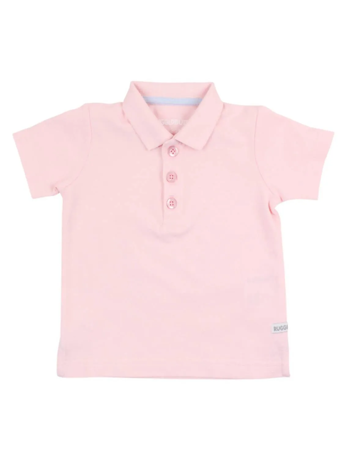 Boy's Pique Short Sleeve Polo Shirt In Pink