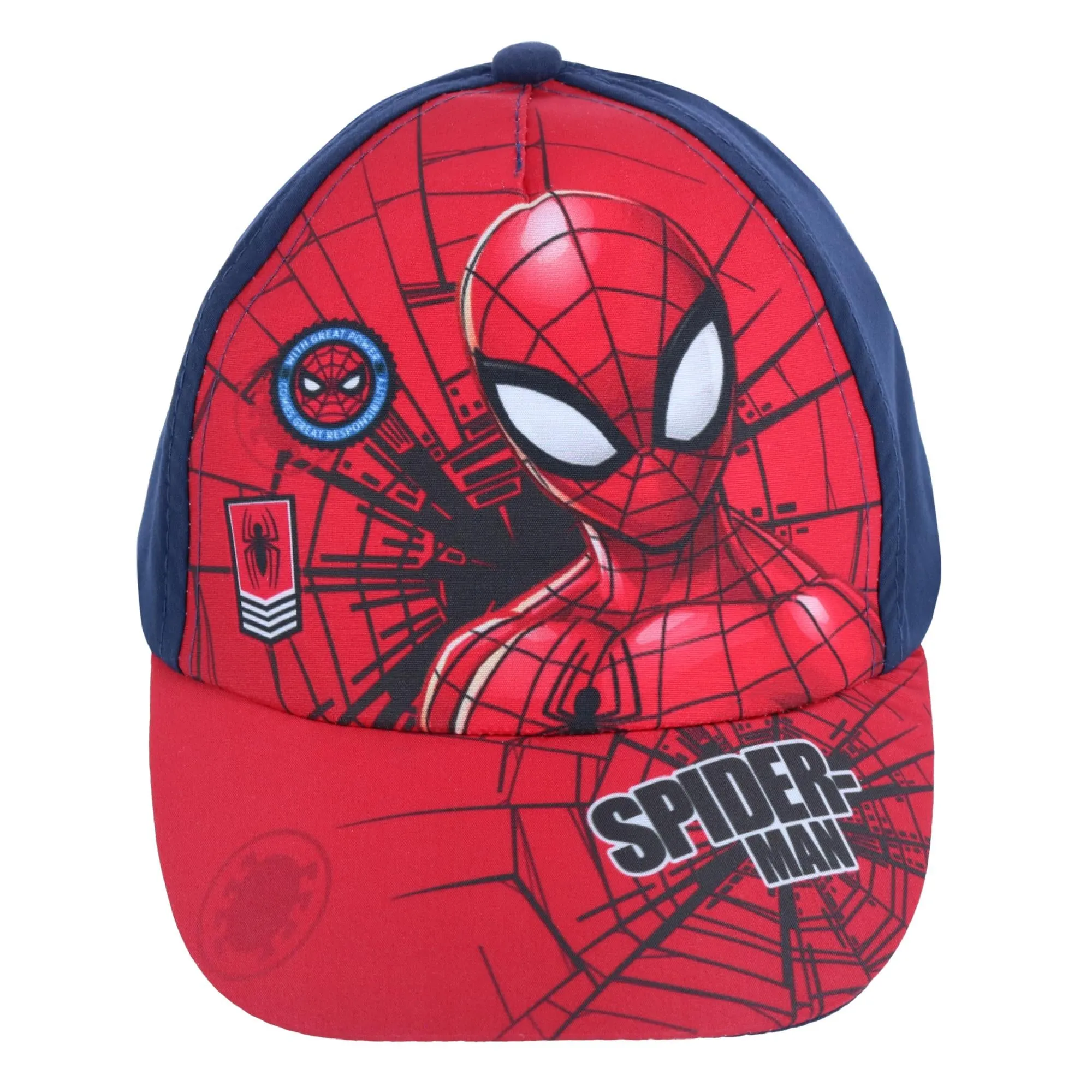 Boy's Spiderman Come Great Responsibility Cap
