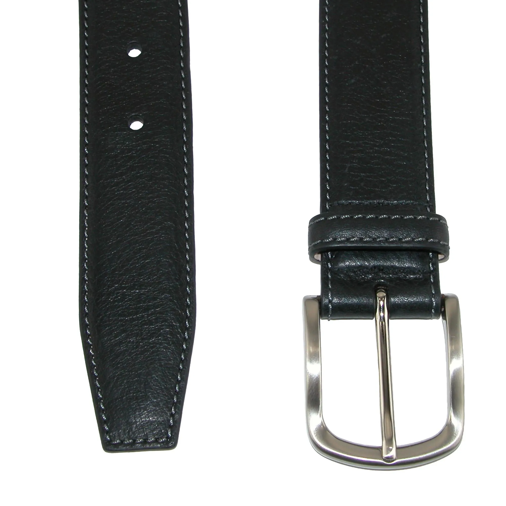 Brescia Boxcalf Casual Belt with Contrast Stitch