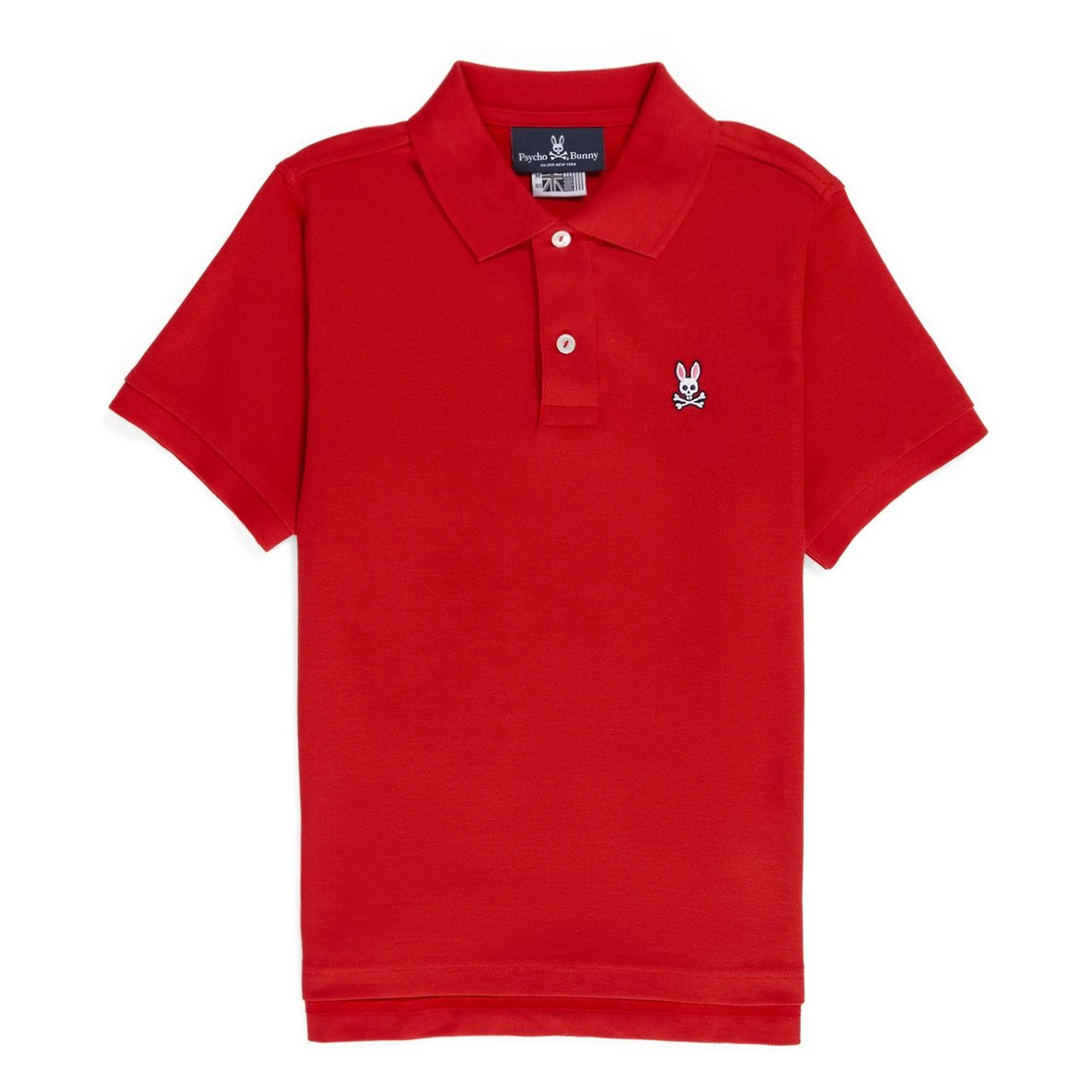 Brilliant Red Classic Logo Polo