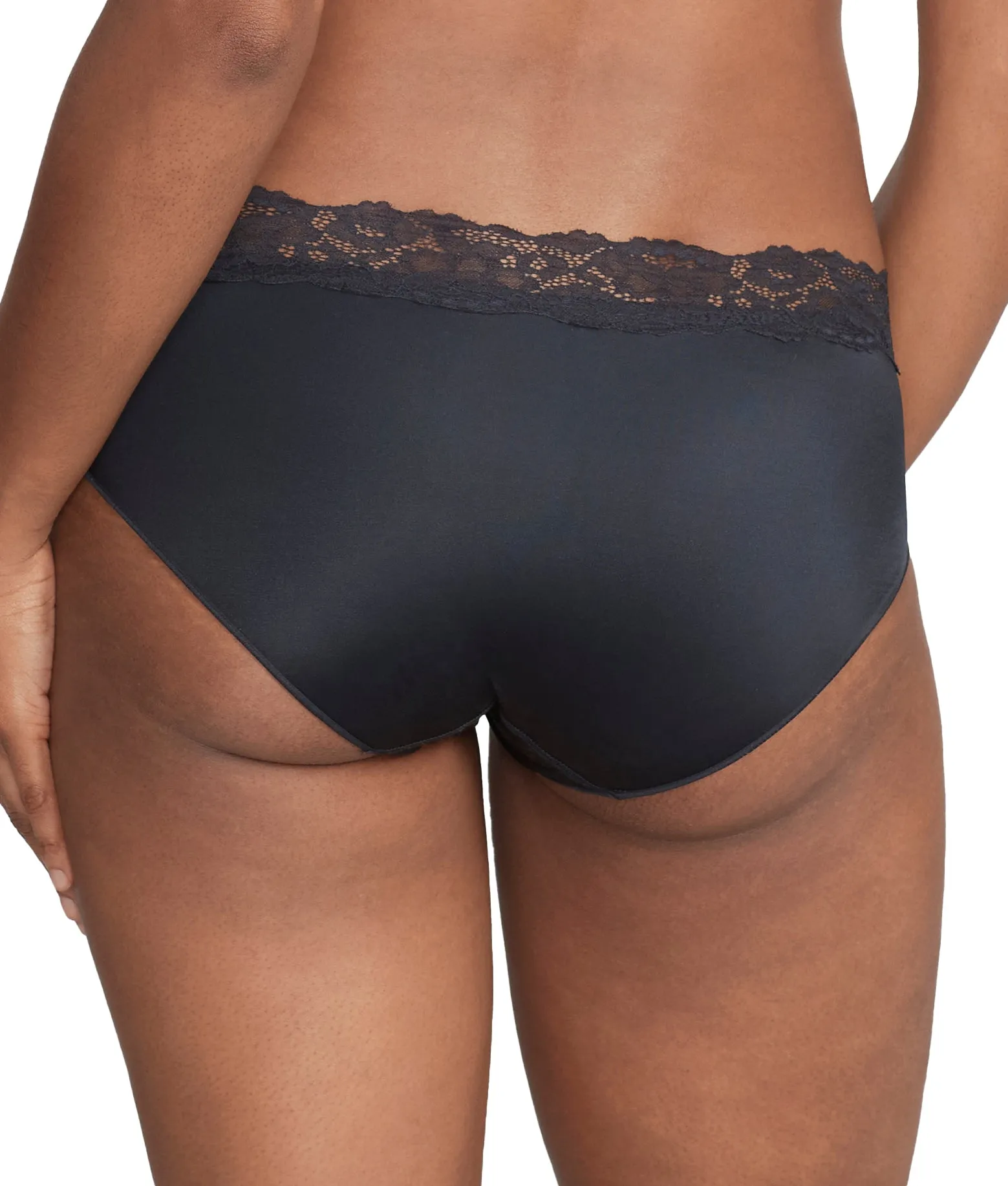 Camio Mio Women's Shine Hipster With Lace