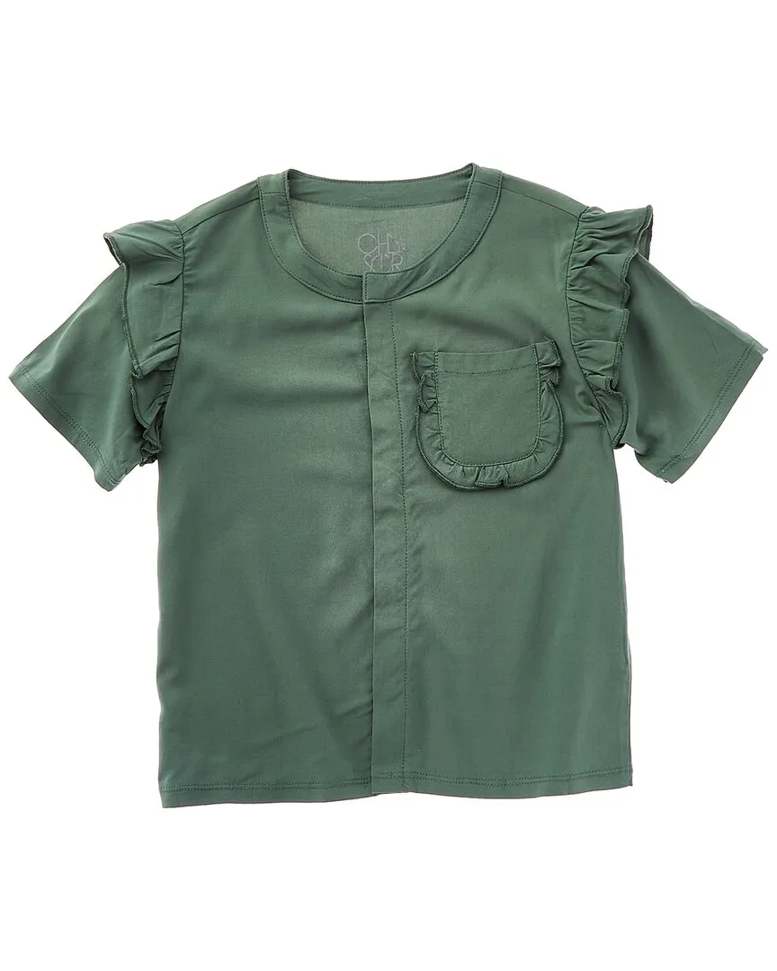 Chaser Anise Ruffle Top