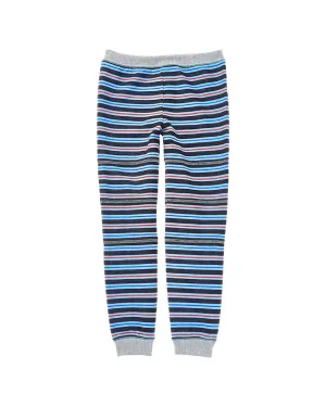 Chaser Cozy Knit Contrast Panel Jogger Pant