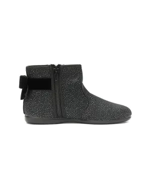 Childrenchic Sparkle Zipper Suede Boot