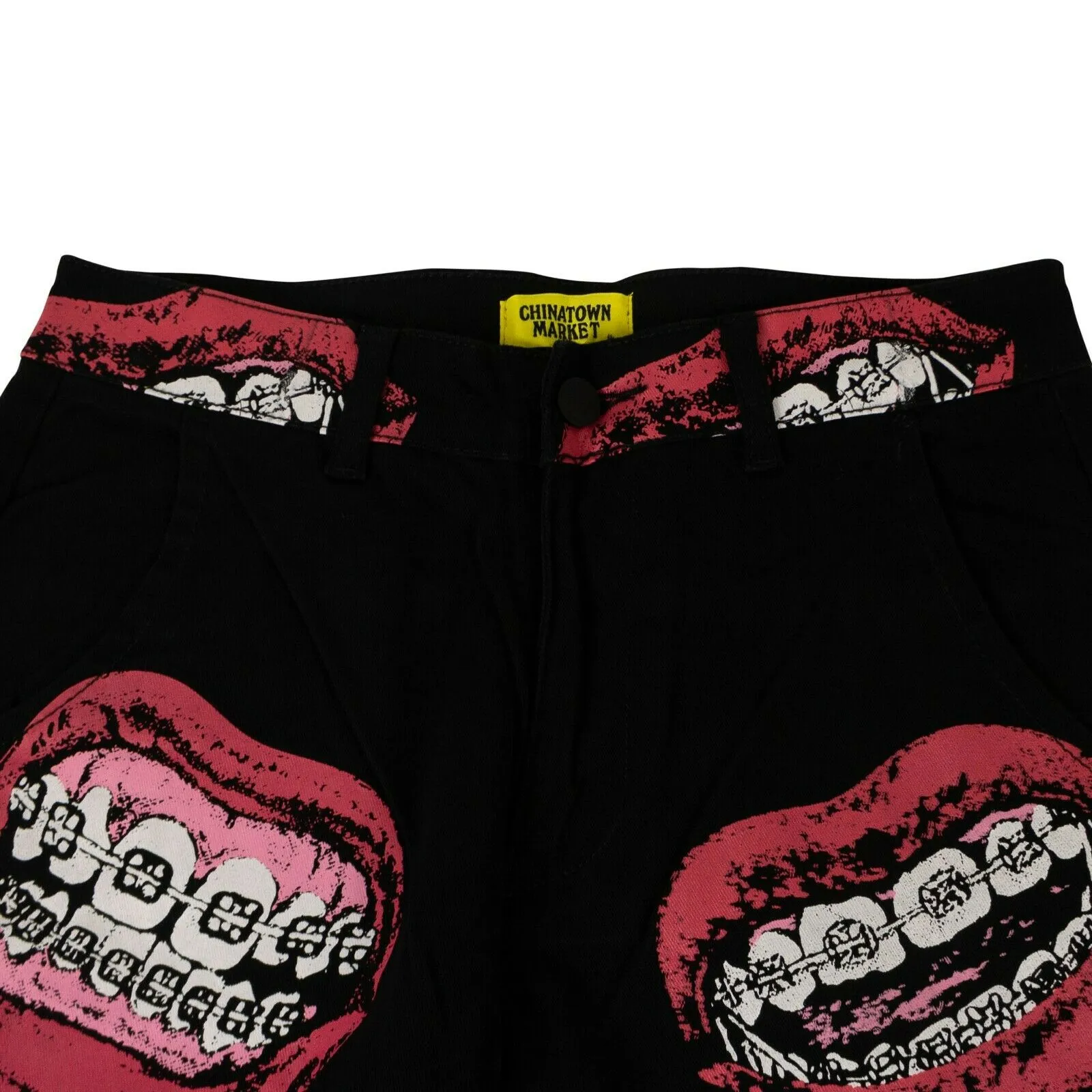 Chinatown Market 'Brace Face' Pants - Multi