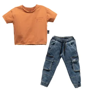 Cinnamon Denim Outfit