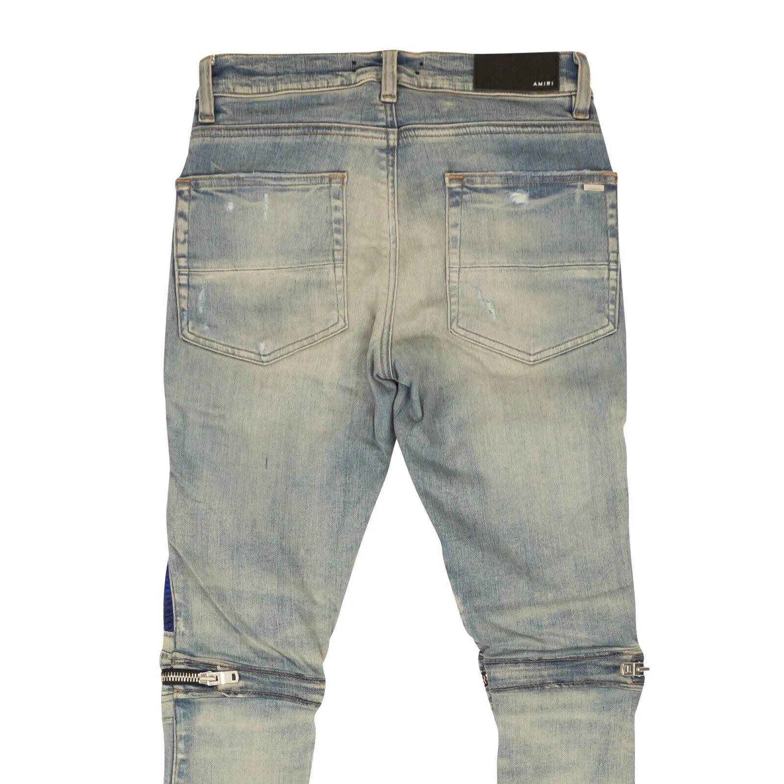 Clay Indigo Blue Cotton Plaid MX2 Jeans
