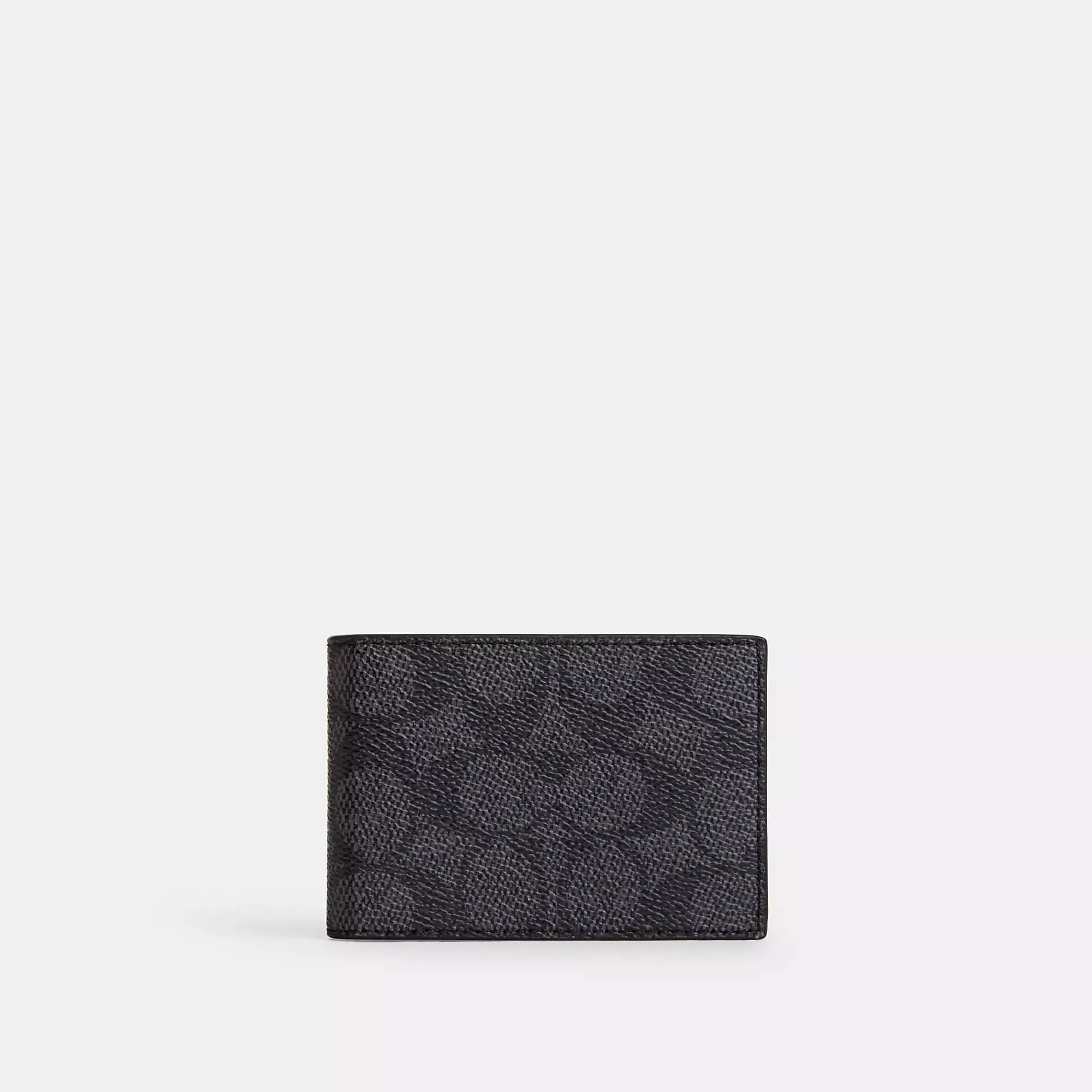 Coach Outlet Compact Billfold Wallet In Signature Canvas