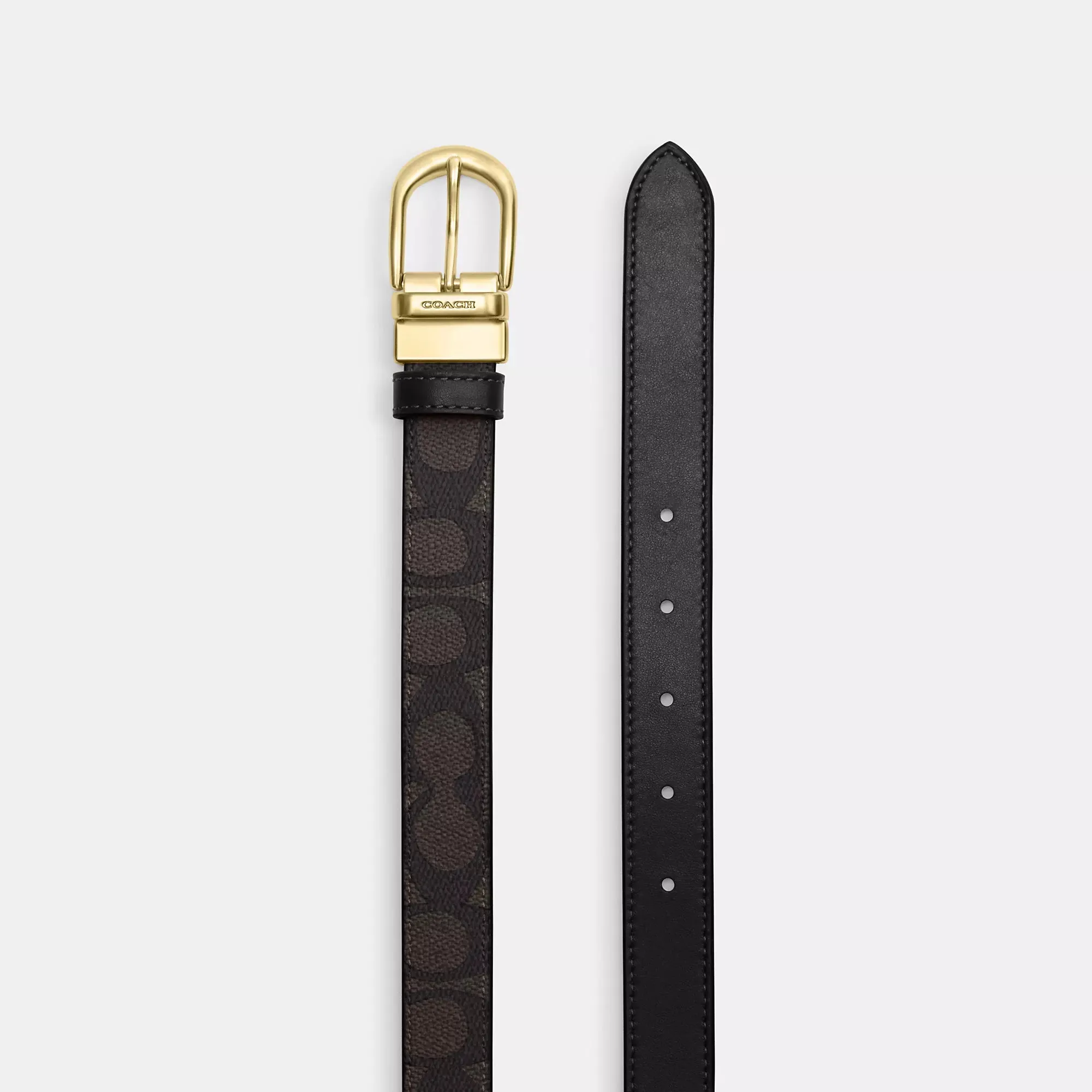Coach Outlet Harness Buckle Cut To Size Reversible Belt, 25 Mm