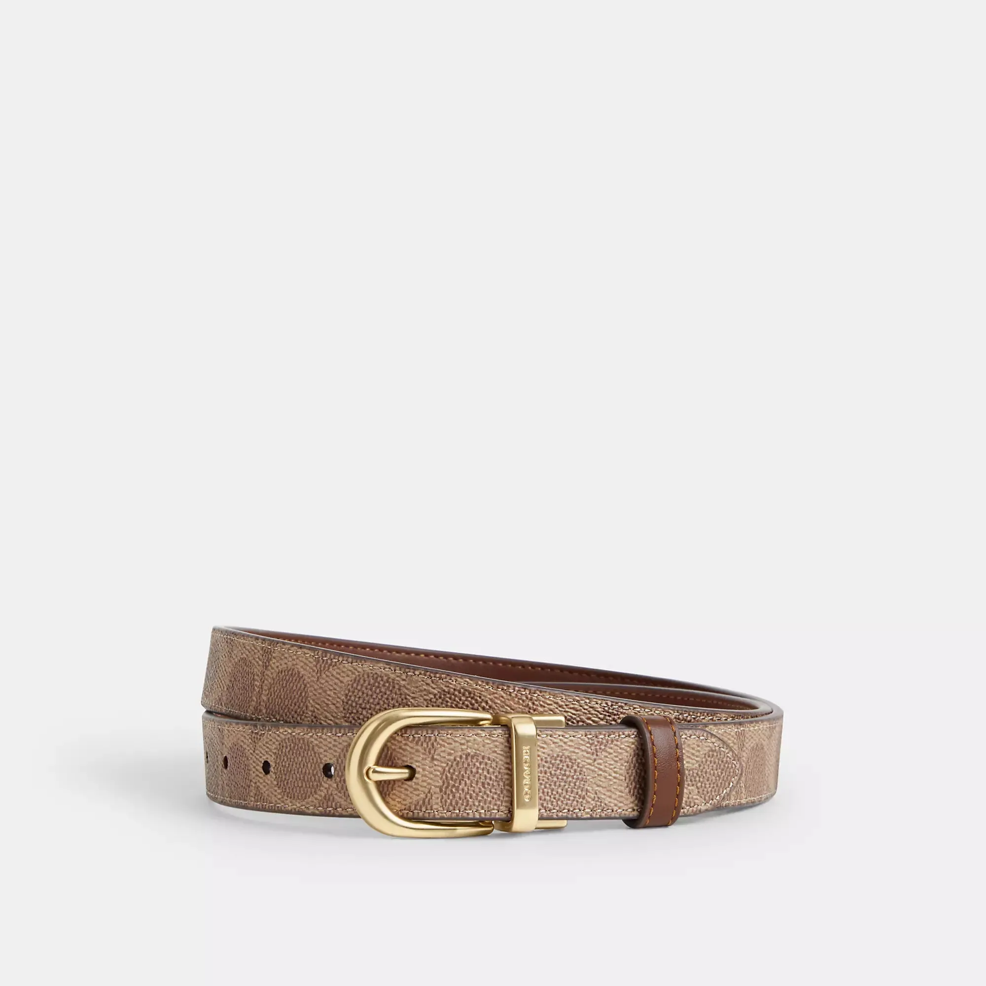 Coach Outlet Harness Buckle Cut To Size Reversible Belt, 25 Mm