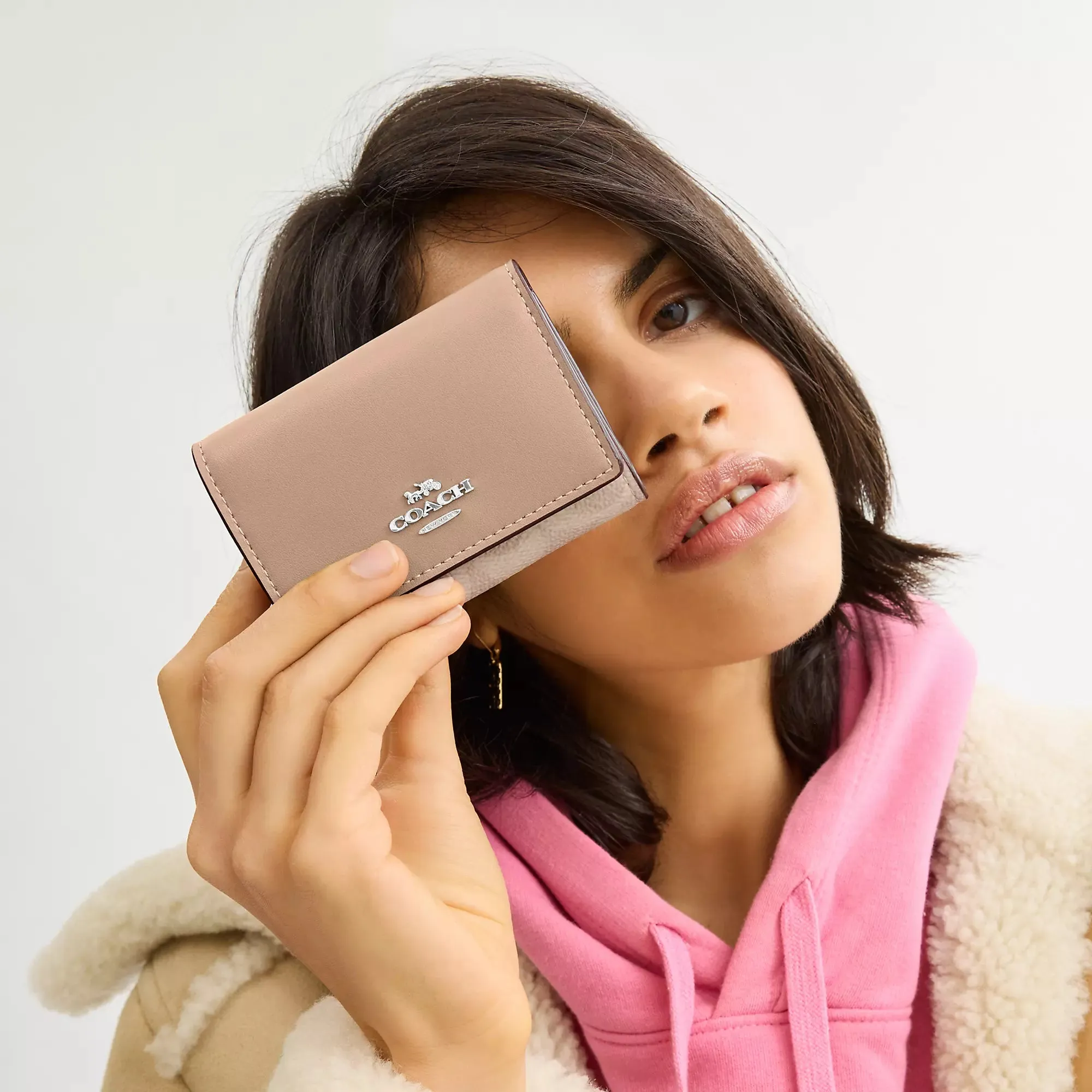 Coach Outlet Micro Wallet In Signature Canvas