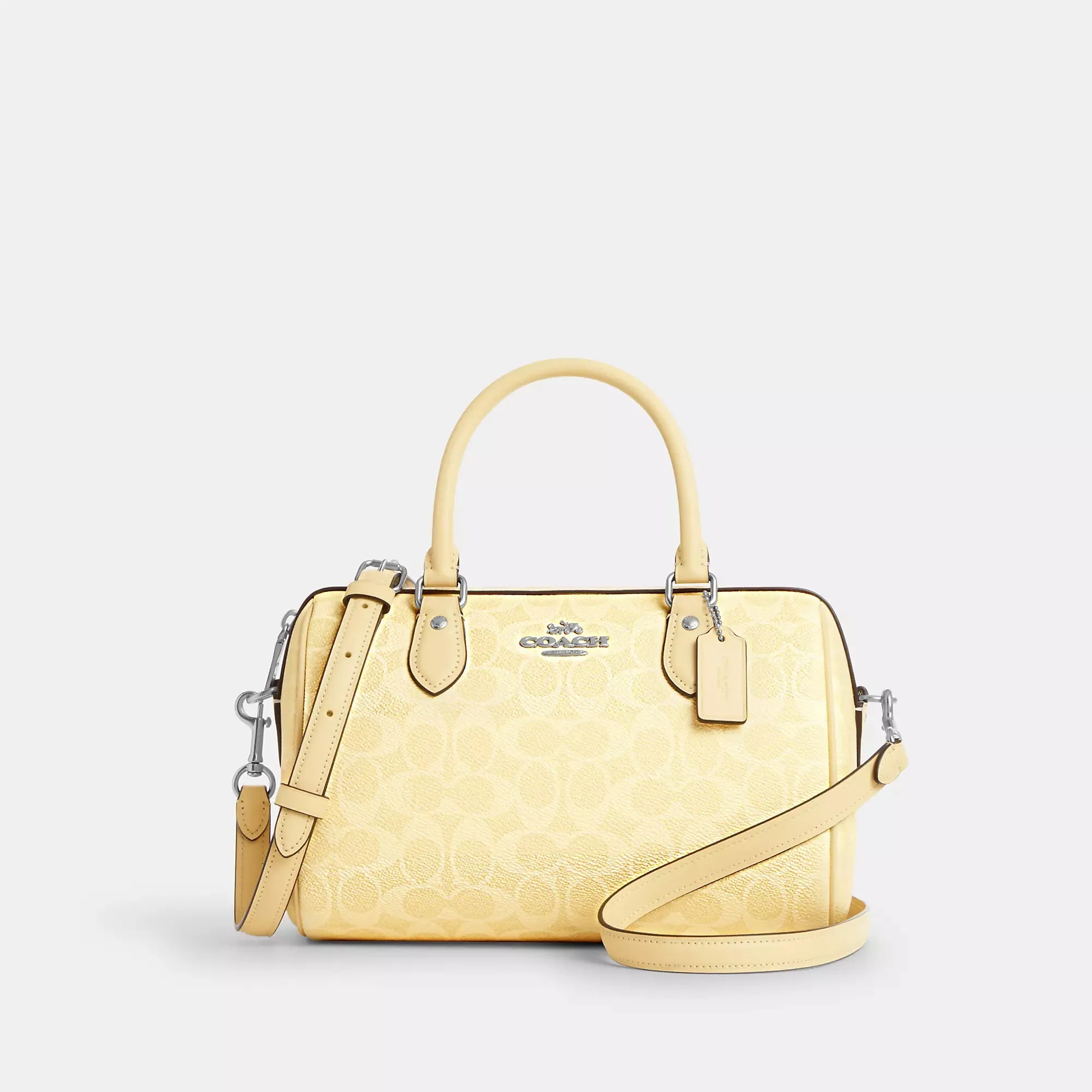 Coach Outlet Rowan Satchel Bag In Signature Canvas