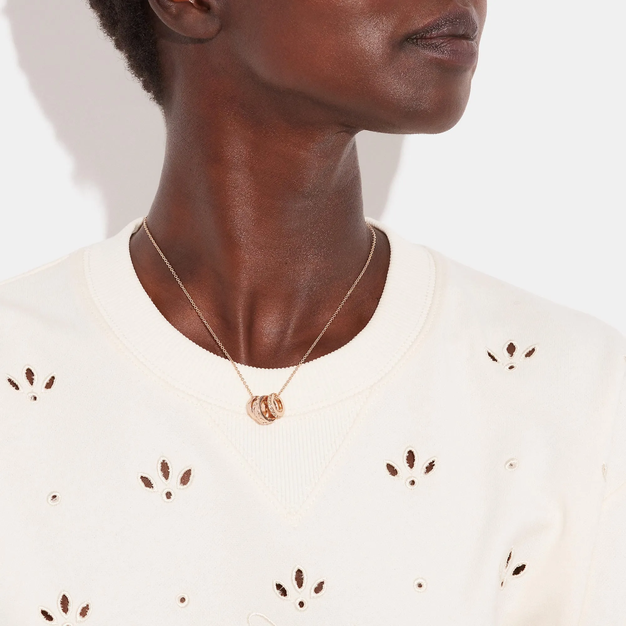 Coach Outlet Signature Rondell Necklace