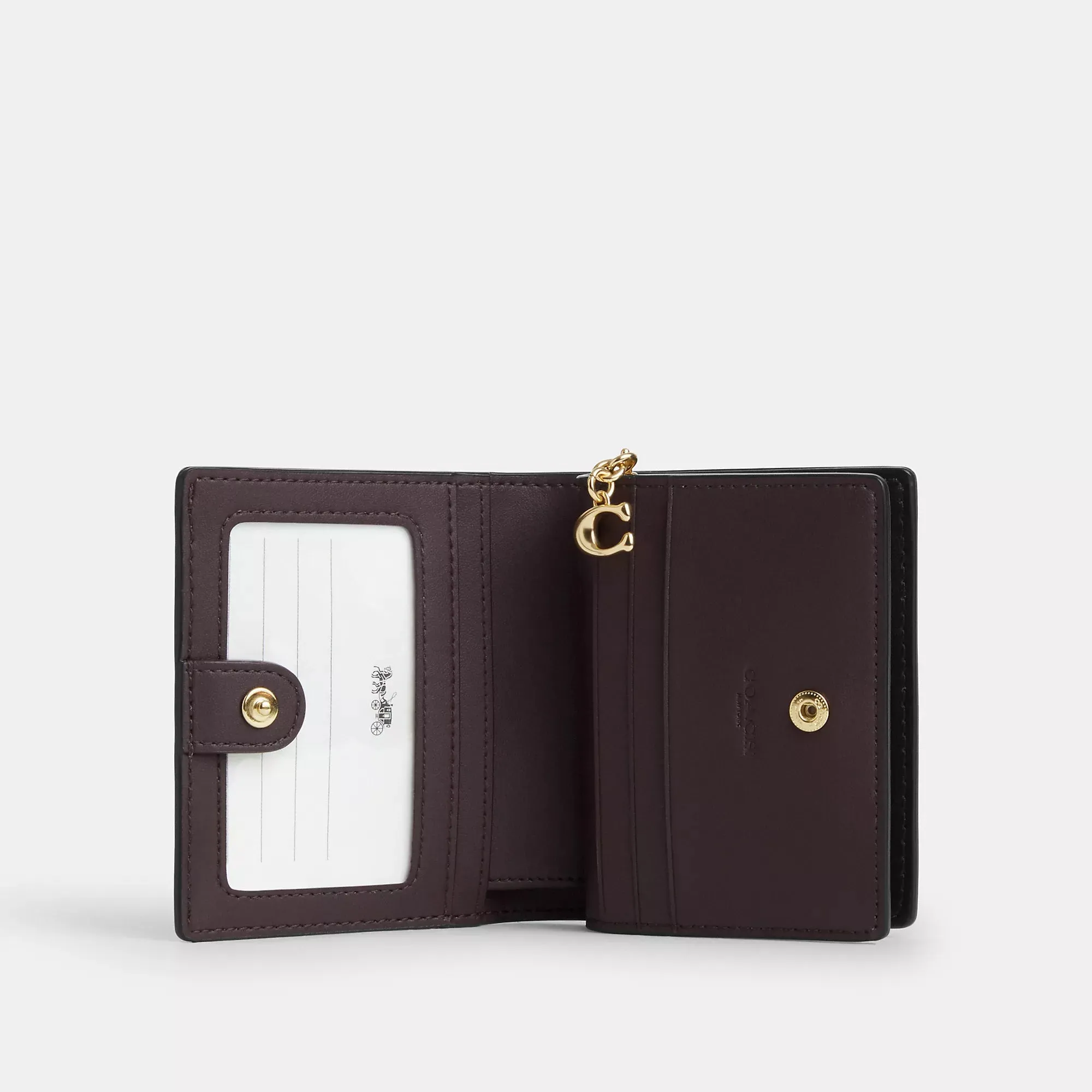 Coach Outlet Snap Wallet In Signature Canvas