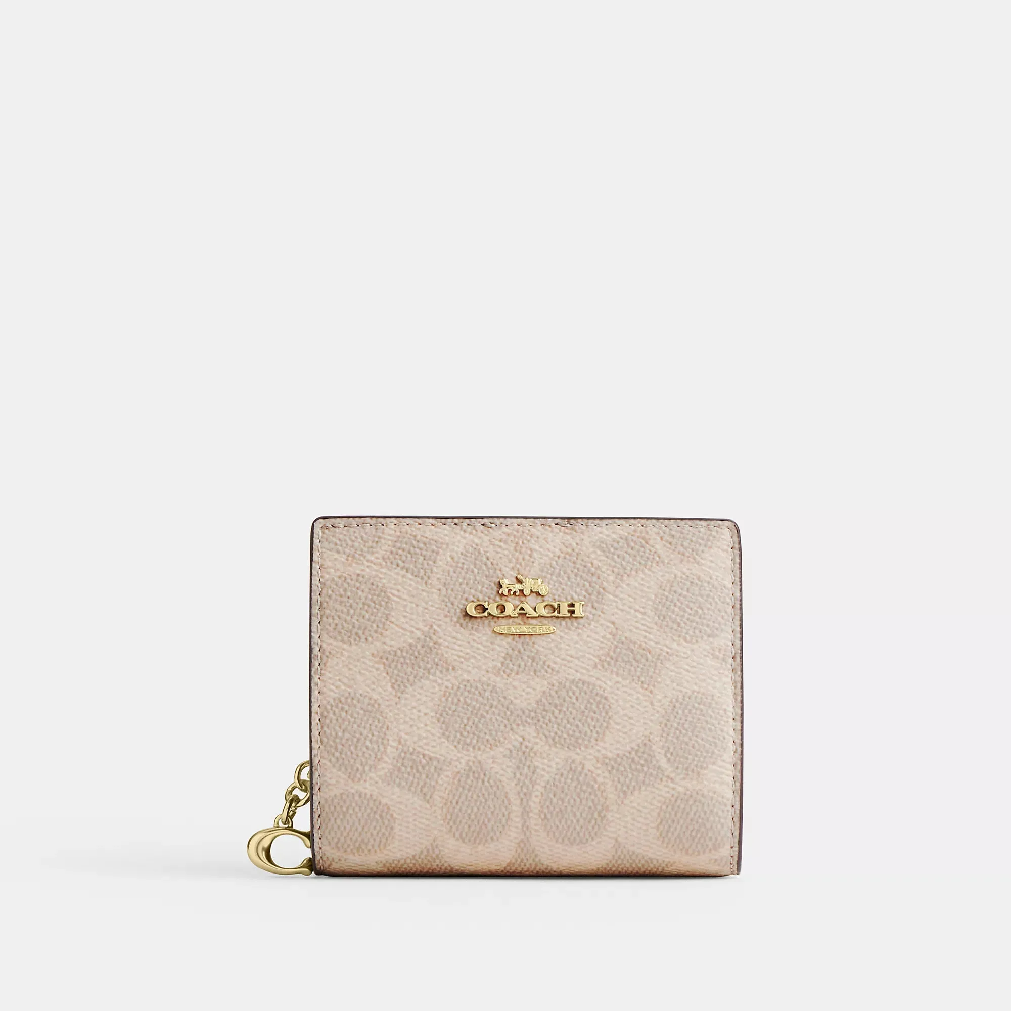 Coach Outlet Snap Wallet In Signature Canvas