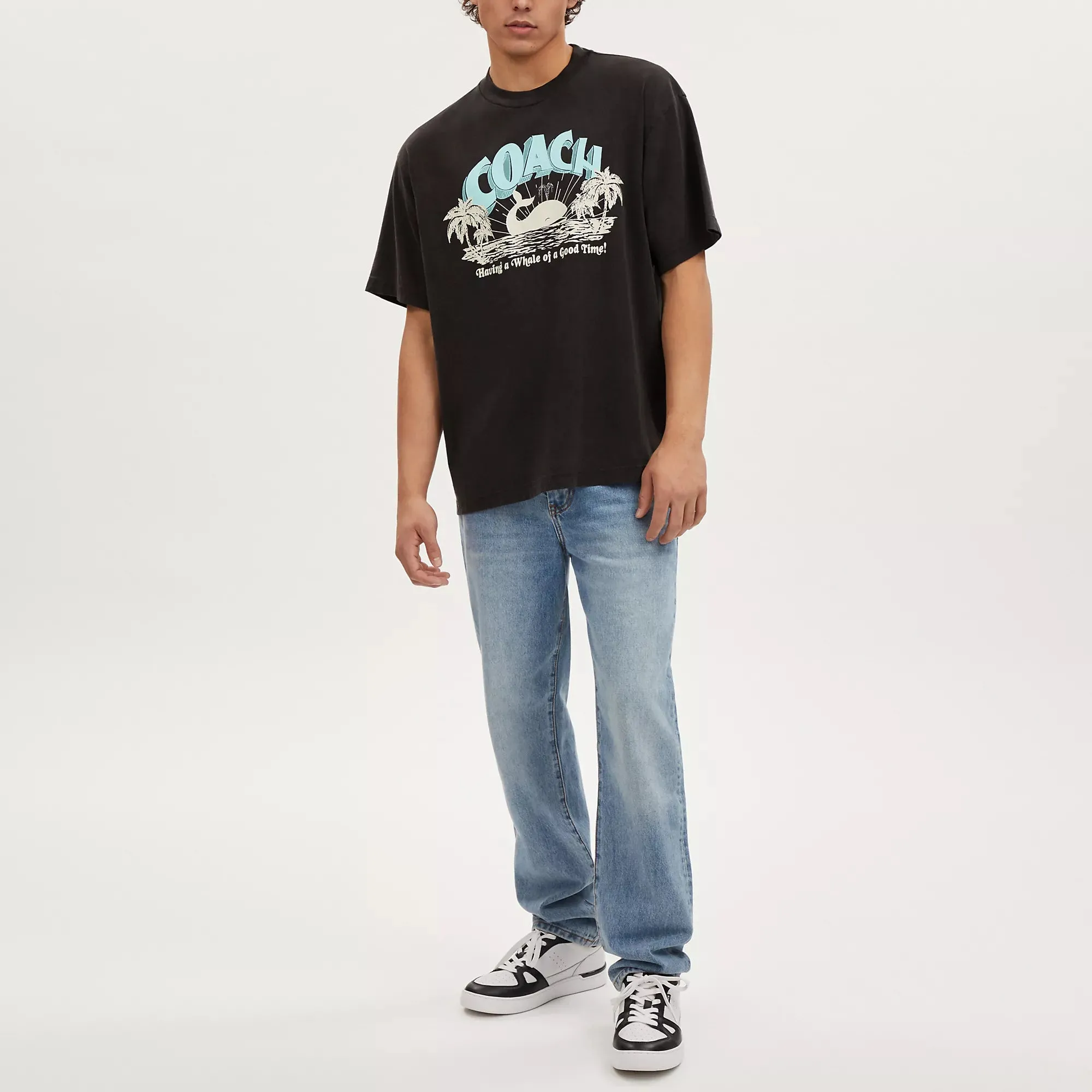 Coach Outlet Whale T Shirt In Organic Cotton