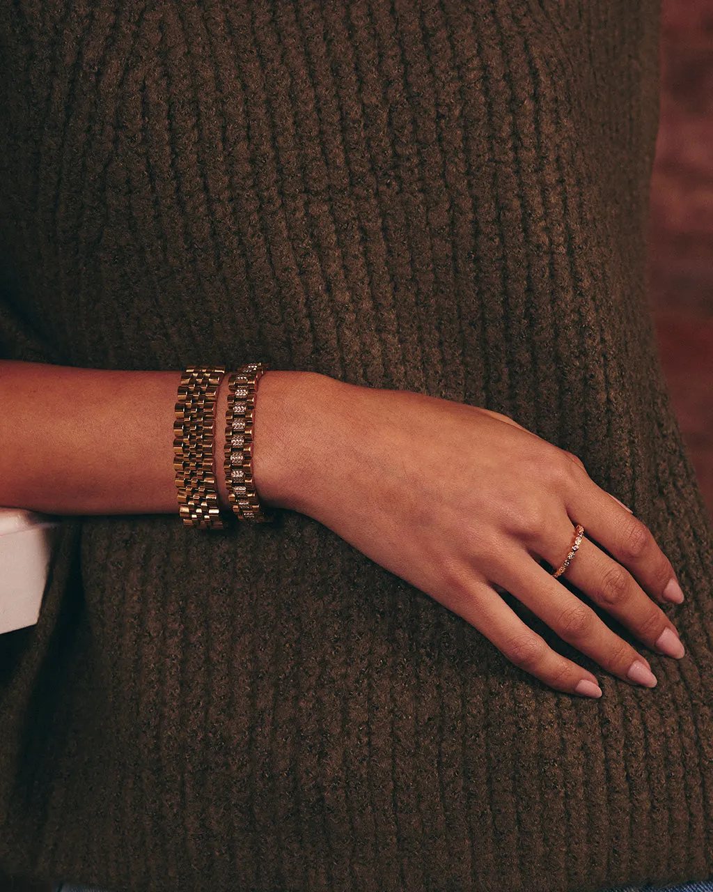 CommentSold Chunky Watch Band Chain Bracelet