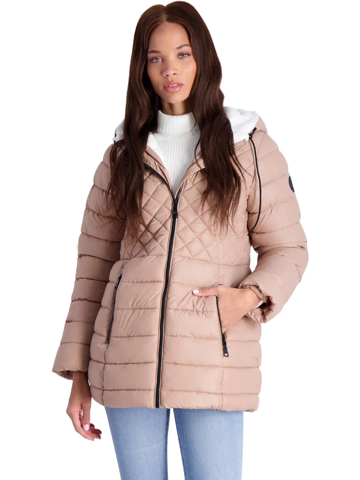 Cozy Lined Glacier Shield Womens Cozy Quilted Glacier Shield Coat